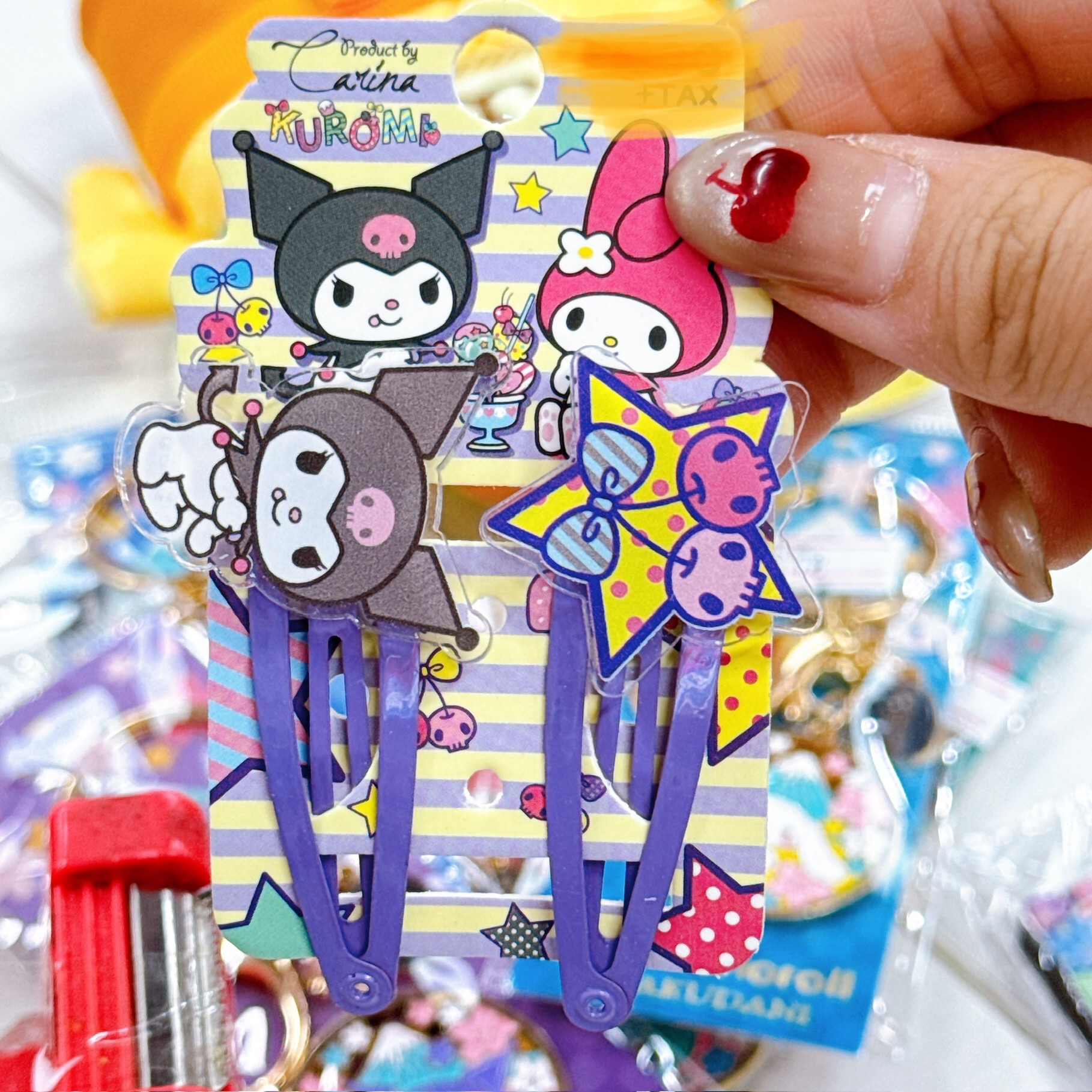 日本直送日本版sanrio髮夾