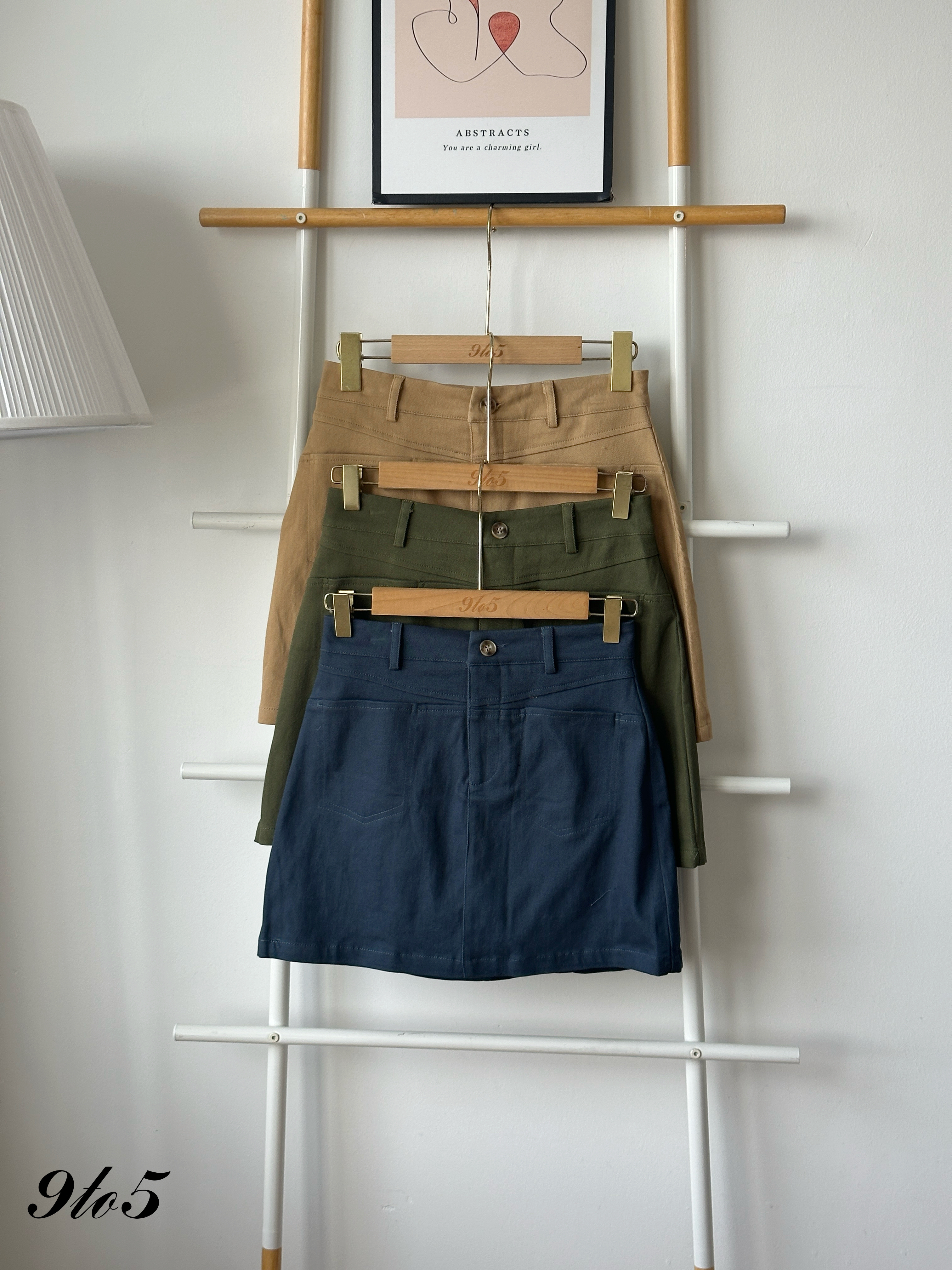 S1966 Denim Short Skirt - 3 Colors 