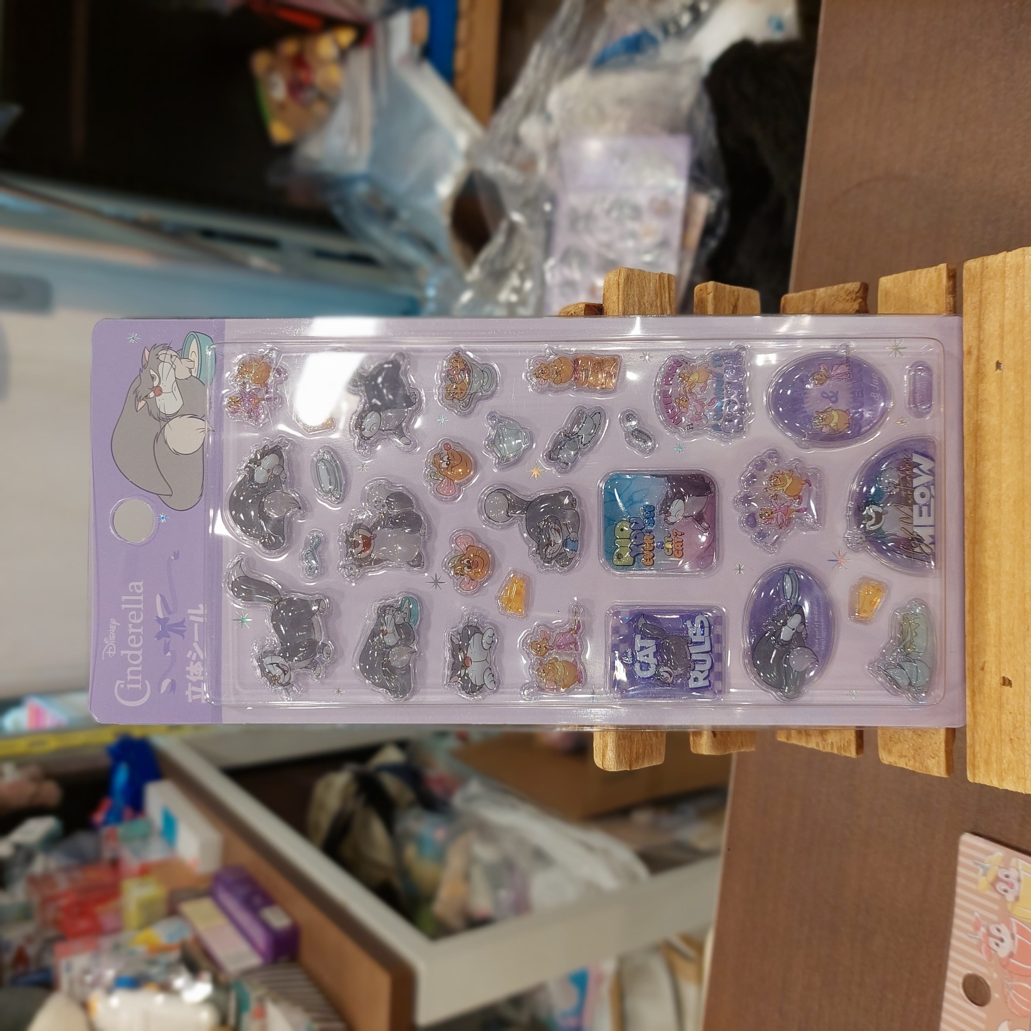 原裝日本 廸士尼3D立體水晶貼 四款選
