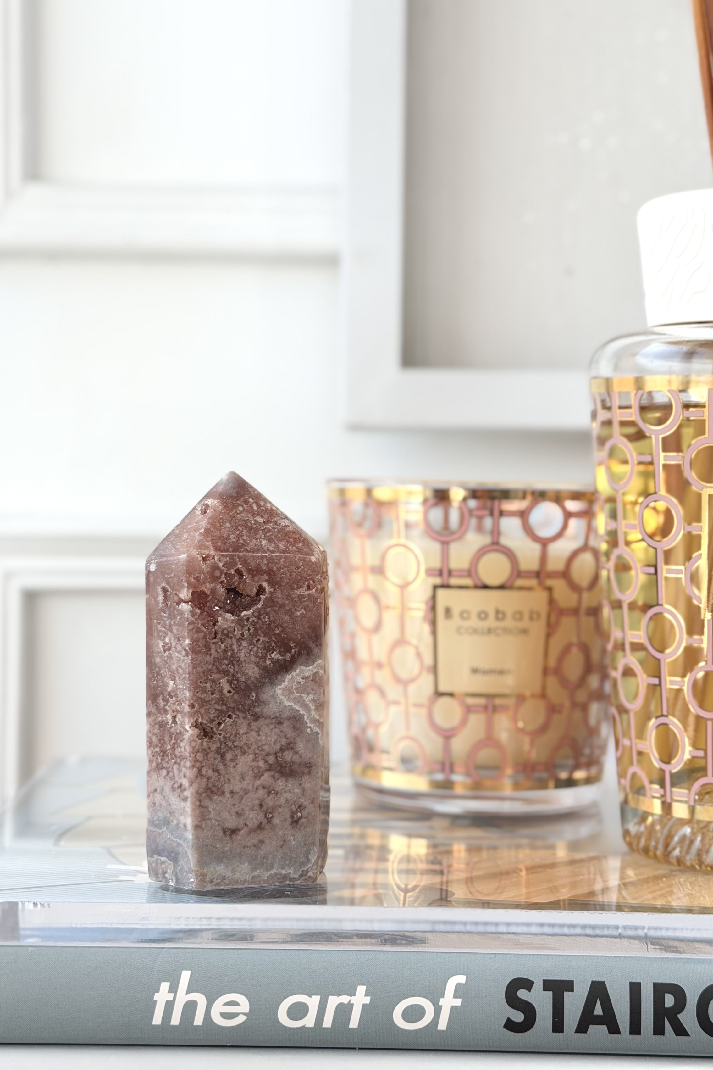 ༒9cm粉紅紫水晶 晶牙六角柱༒ PA.6801C30G19N-RA22*A77