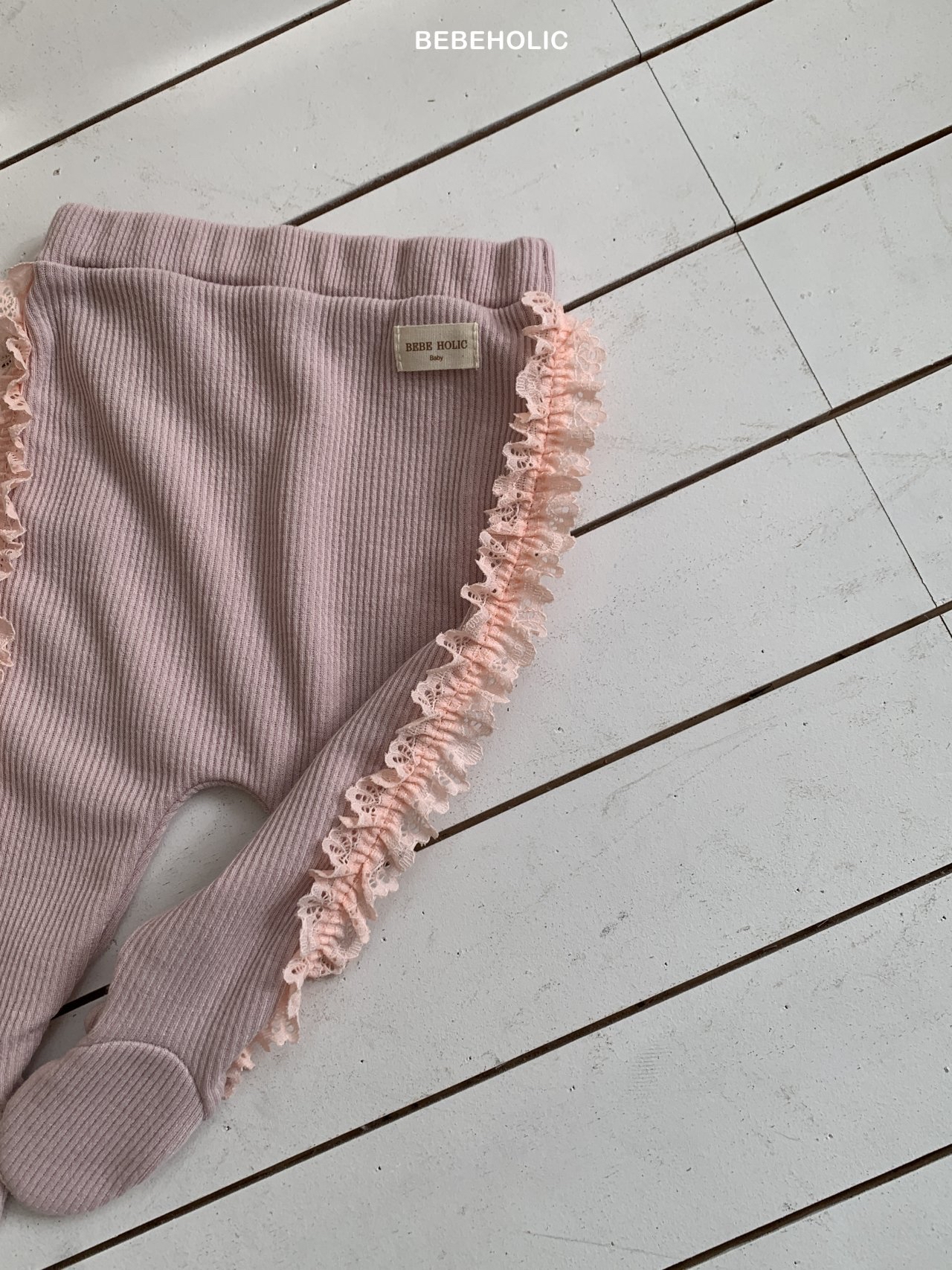 🌸預訂 韓國直送🌸🇰🇷BEBEHOLIC三色蕾絲花邊包腳褲