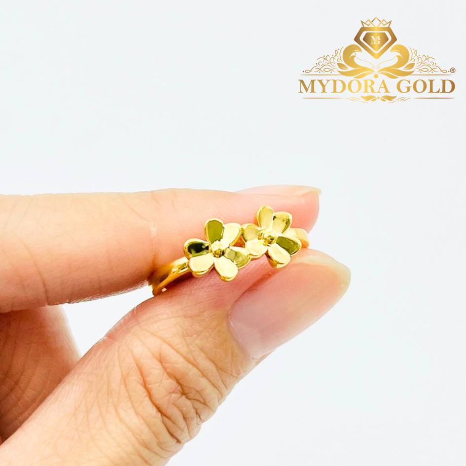 MYDORA Cincin Bunga Plumeria (5G) l EMAS 916/22K