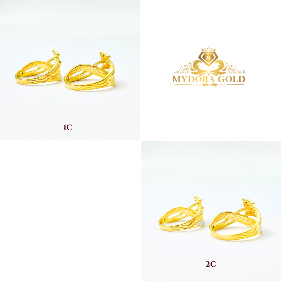 MYDORA Cincin Silang Butterfly Grace (5G) l EMAS 916/22K