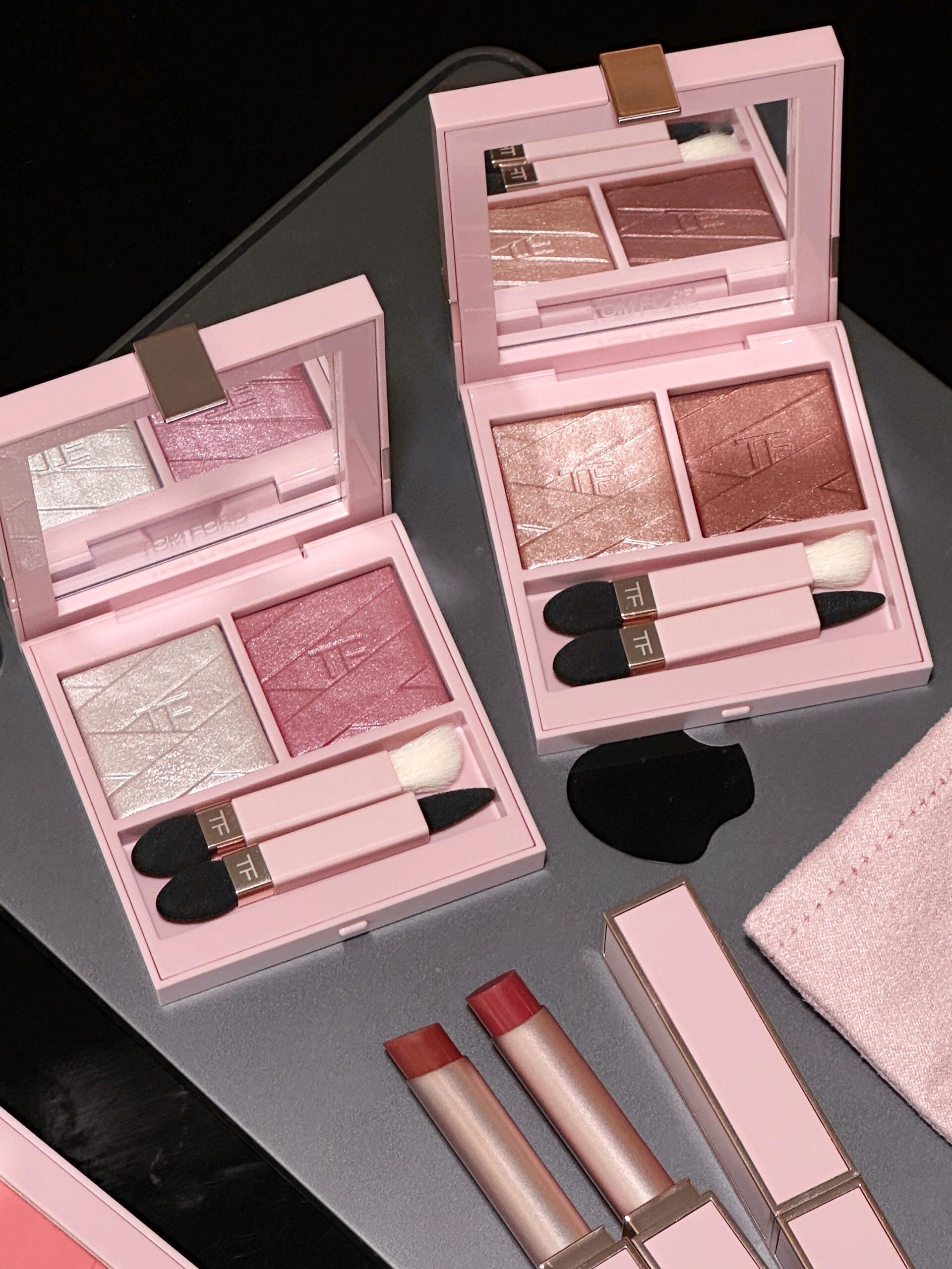 2026七夕限定！ TOM FORD 湯姆福特 TF 雙色眼影 唇膏 151 12 胭脂 02 氣墊