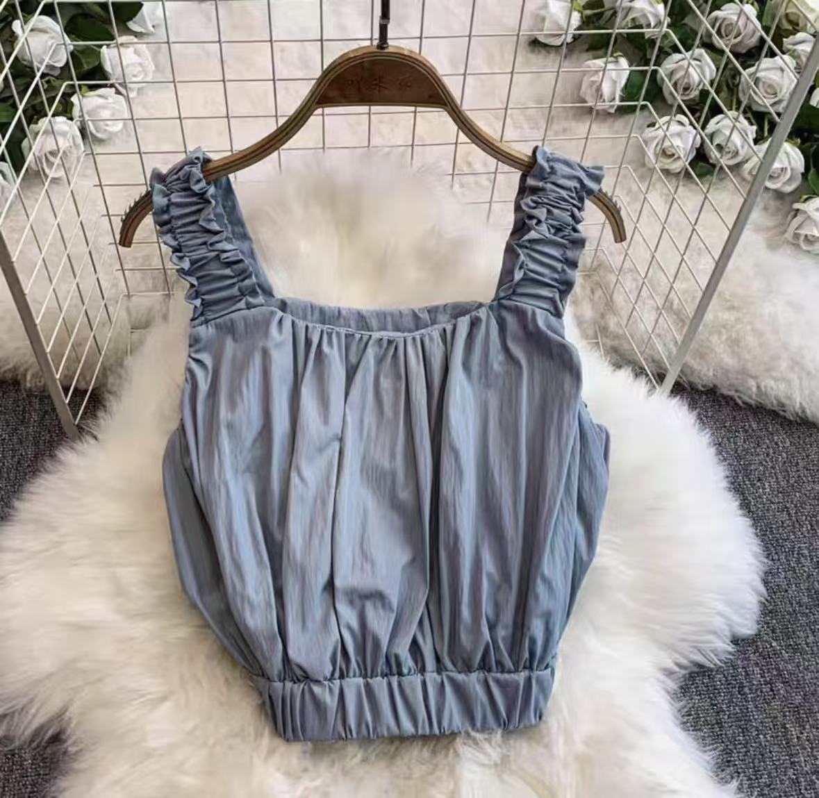 ST281木耳背心套装