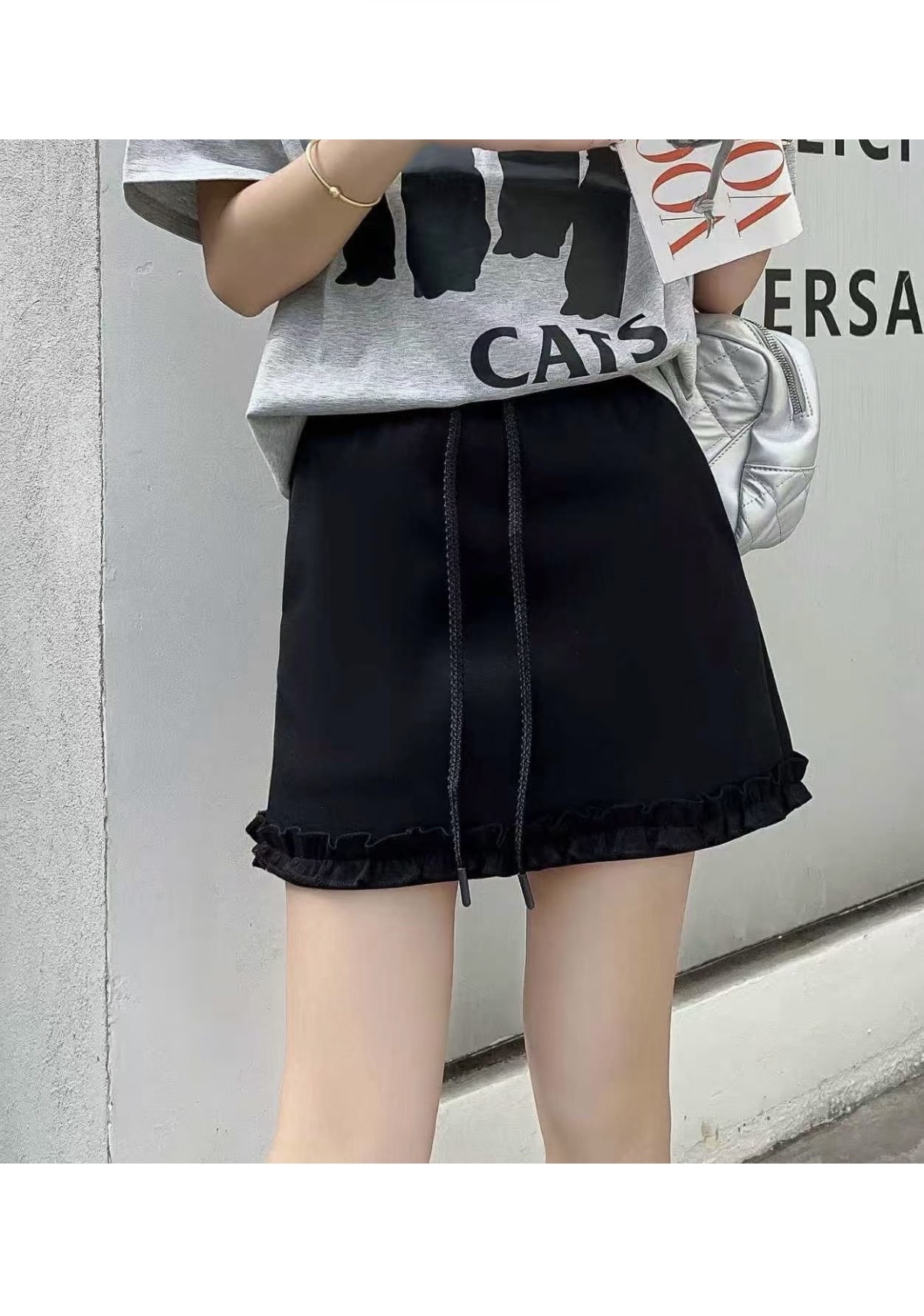 38 hip 彈性裙褲 