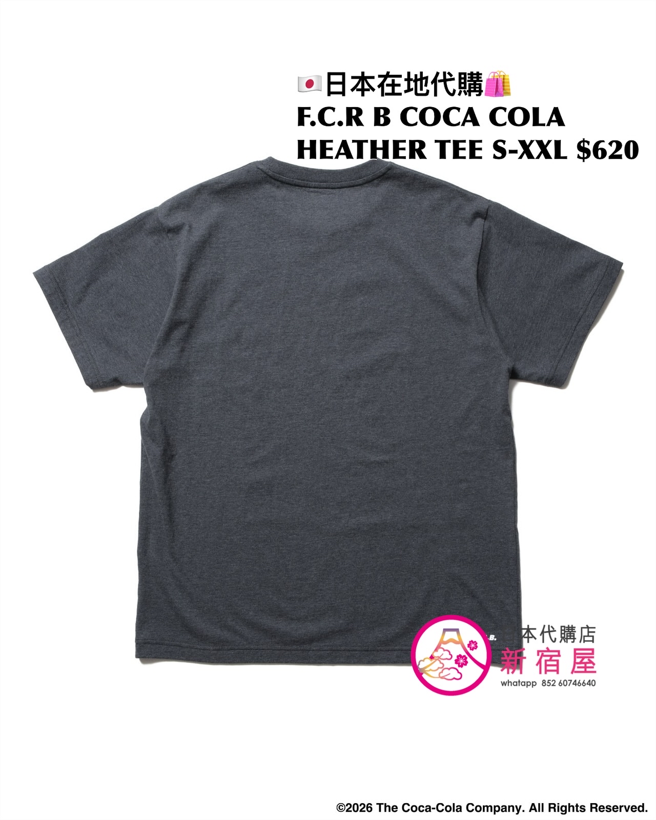 F.C.REAL BRISTOL x COCA COLA AD BANNER TEE/ MIRRO LOGO TEE/ LISTED LOGOS TEE/ HEATHER TEE 