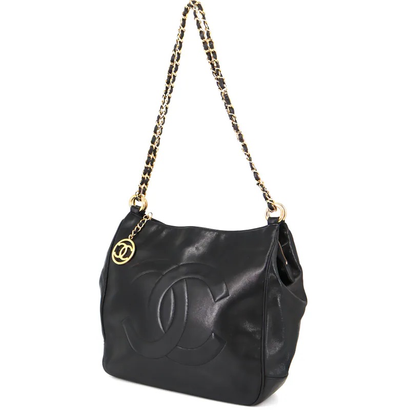 Chanel Coco Mark Lambskin Chain Bag