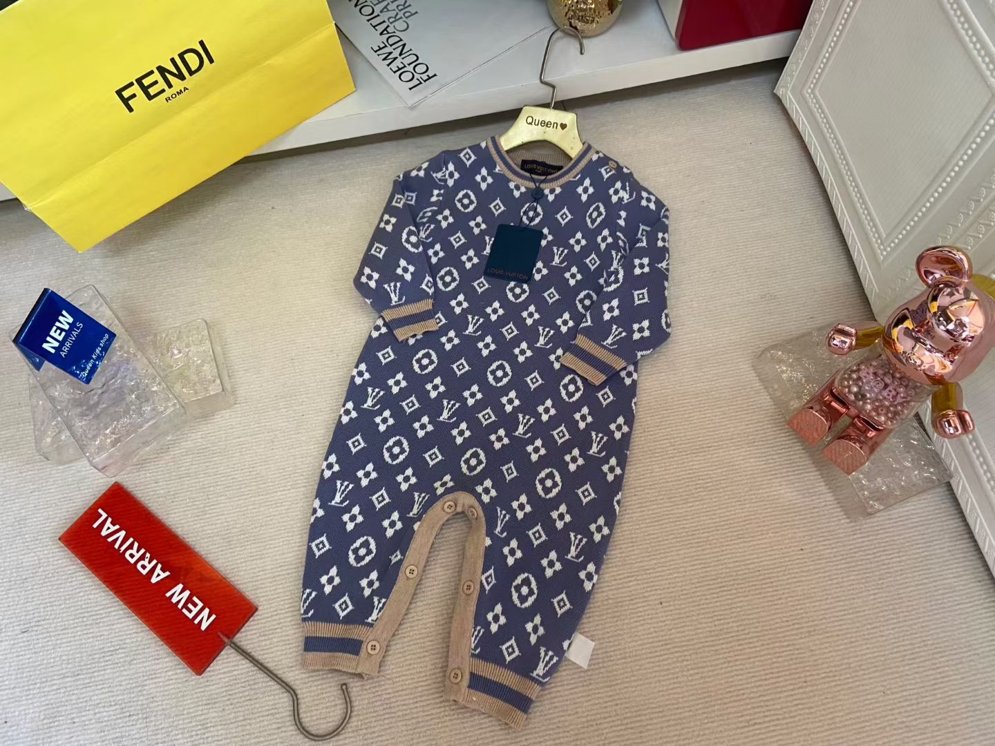 LV秋季新品老花針織連體衣 