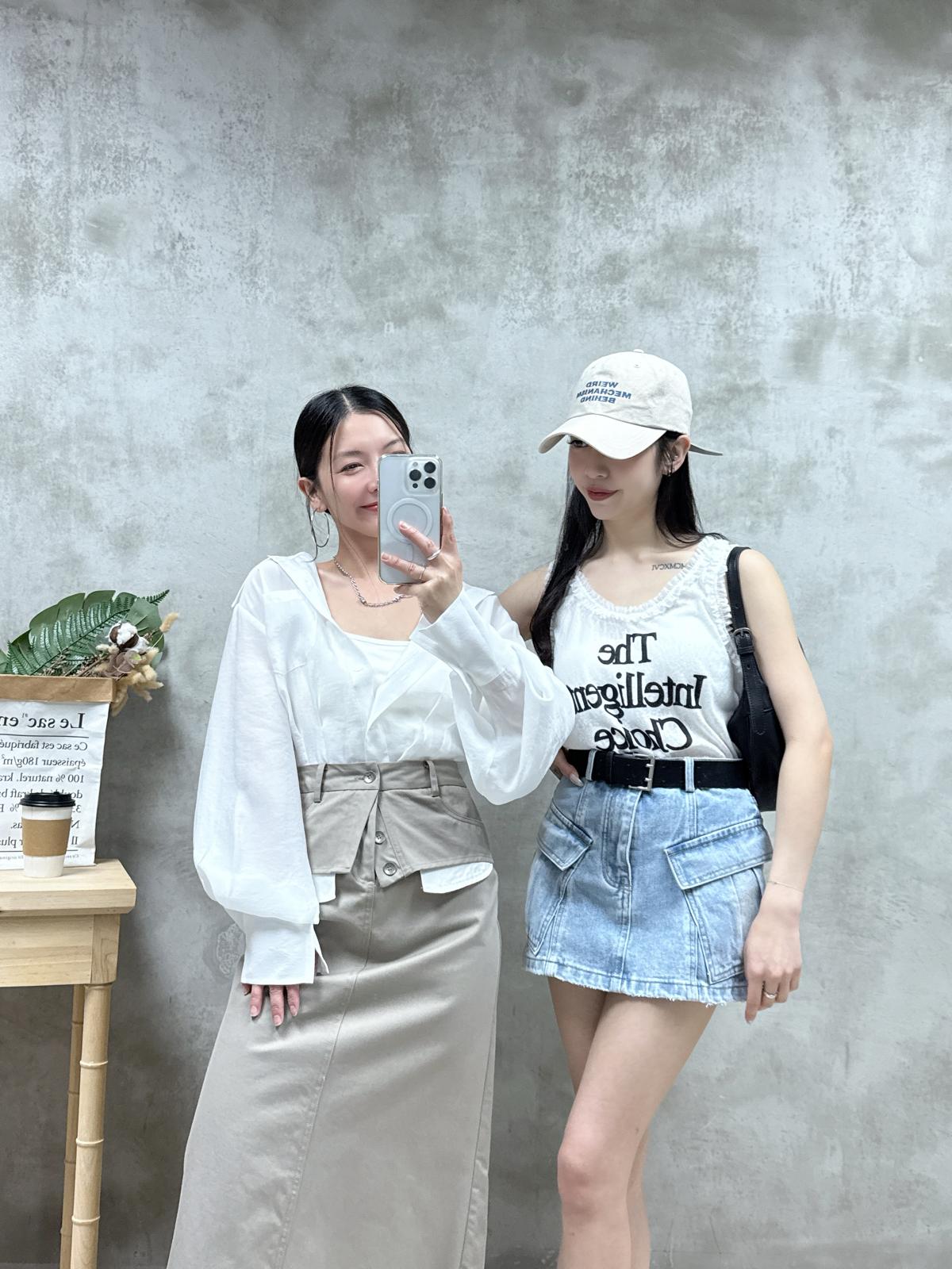 E17 喱士ruffle 邊背心