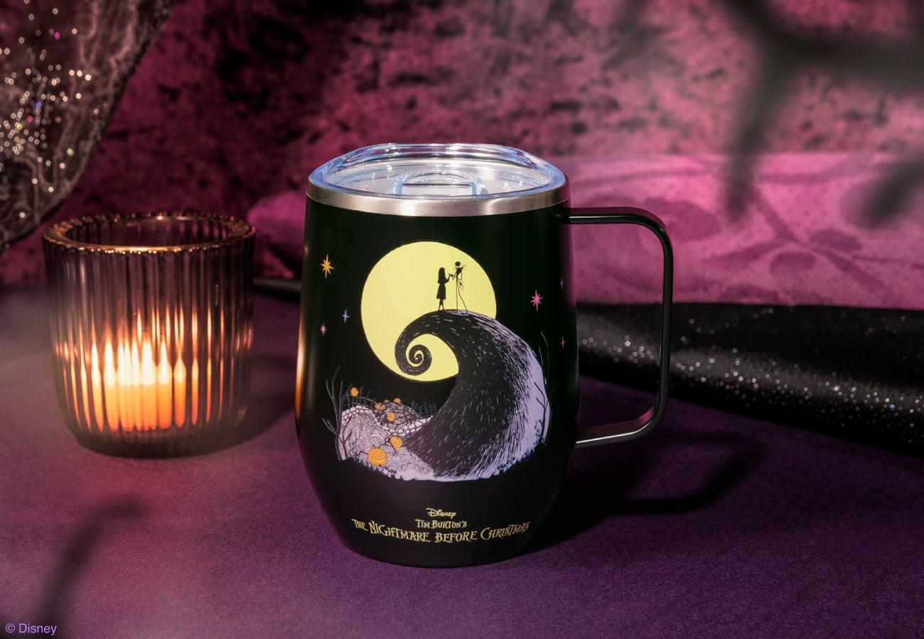 🌸 【預訂】不鏽鋼保溫杯 - 東京ばな奈 x The Nightmare Before Christmas