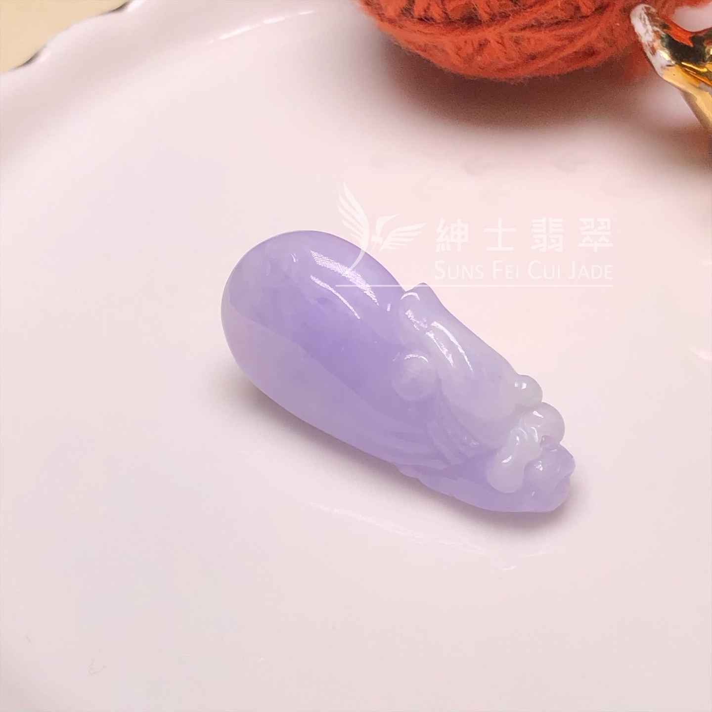 紫底蘭錢袋 B08198