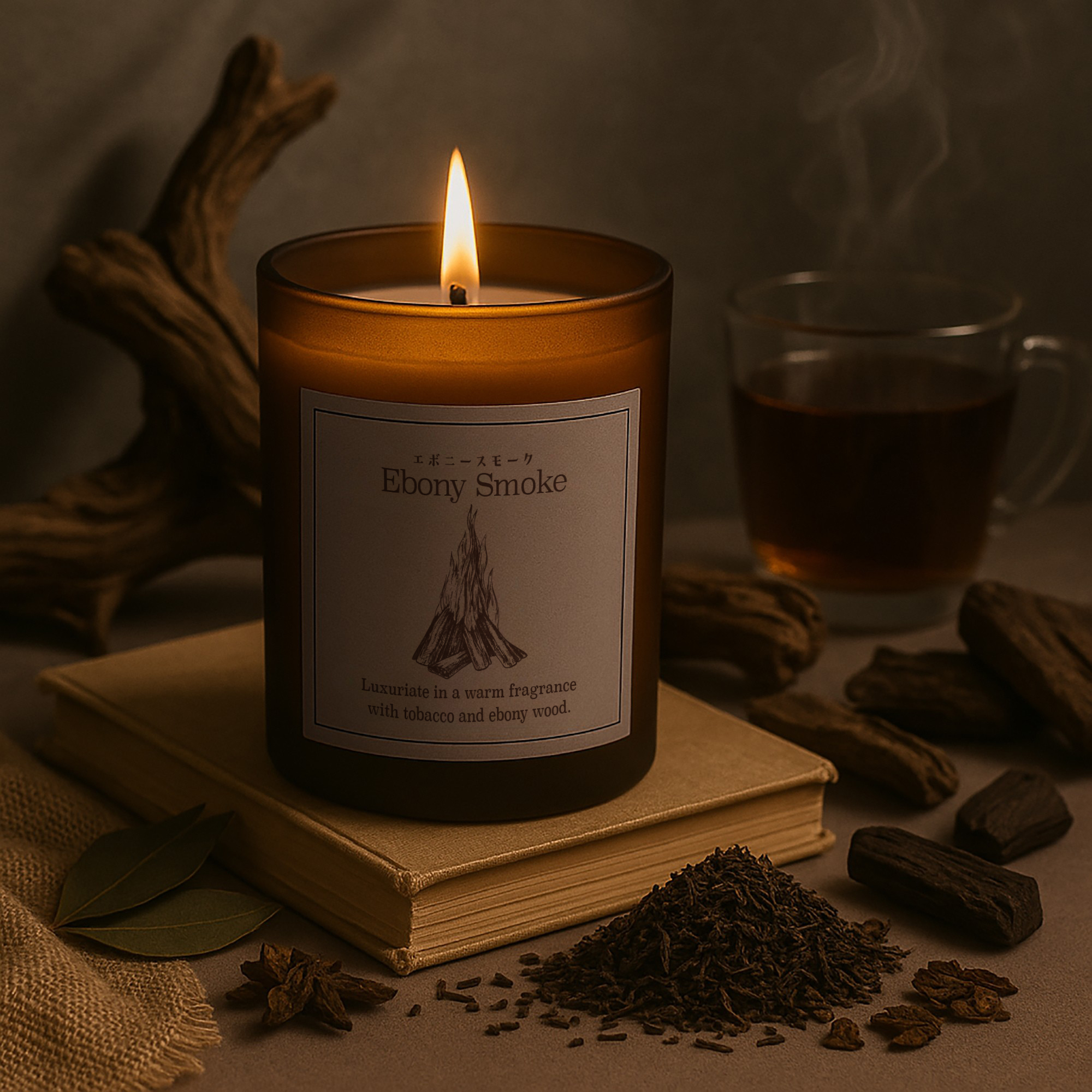 Mumble - 大豆香氛蠟燭 (烏木煙霏 / Ebony Smoke) 180g  / 6.35oz