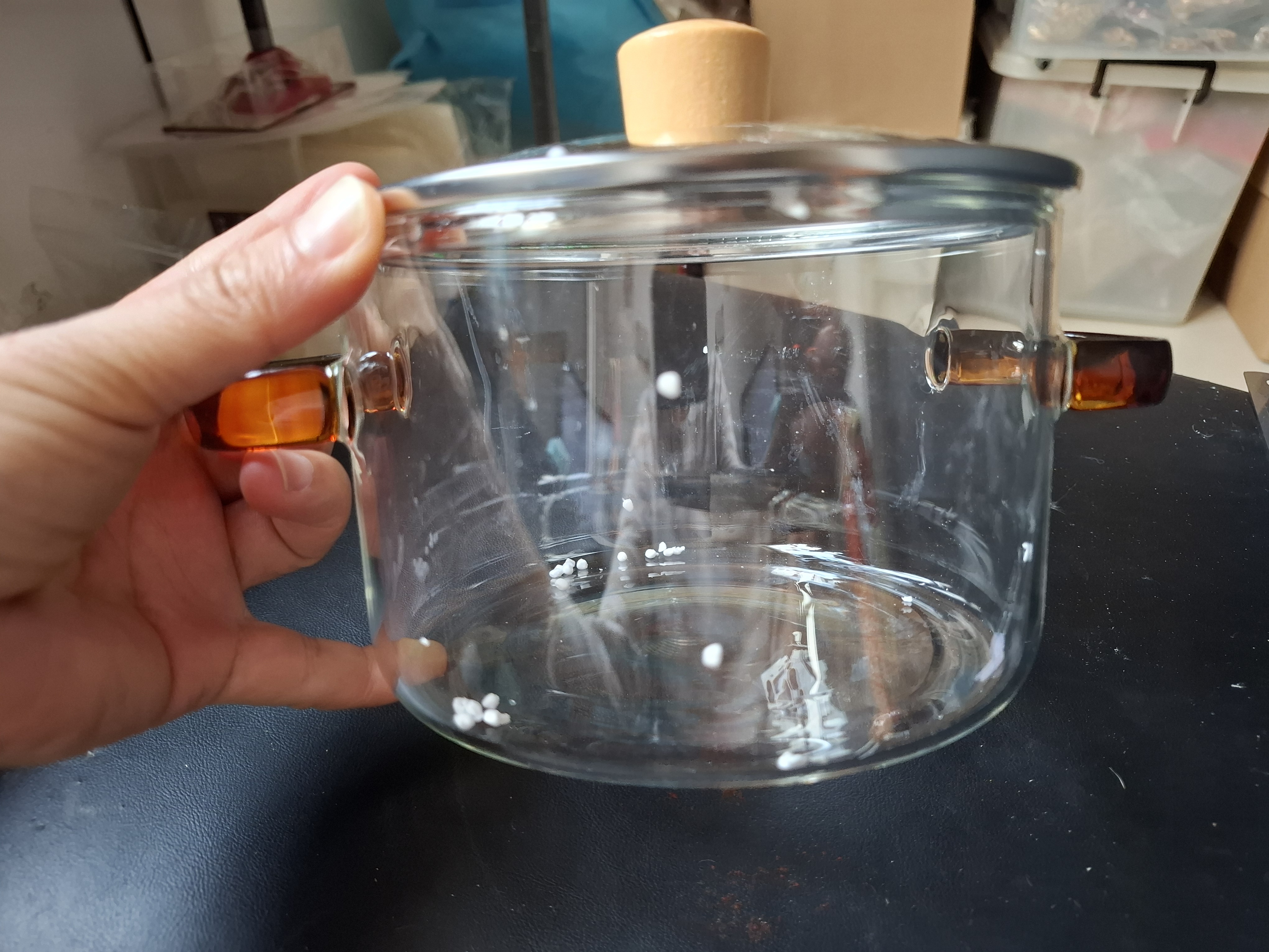 1.6L迷你鋼化玻璃湯煲