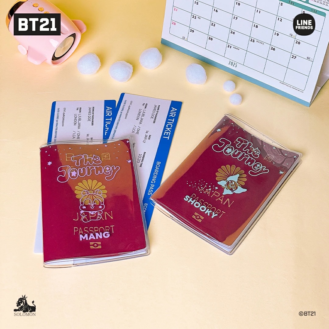 📦訂購 日本限定 Line Friends BT21 PASSPORT CASE 證件套