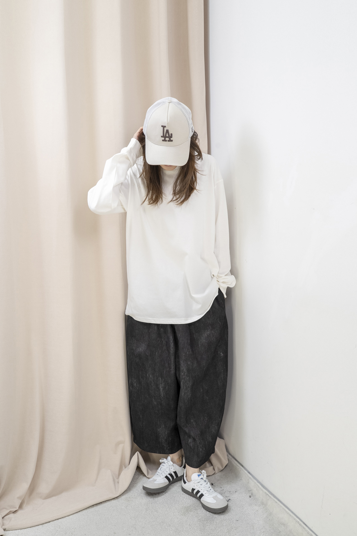 經典百搭長身Tee（白色）