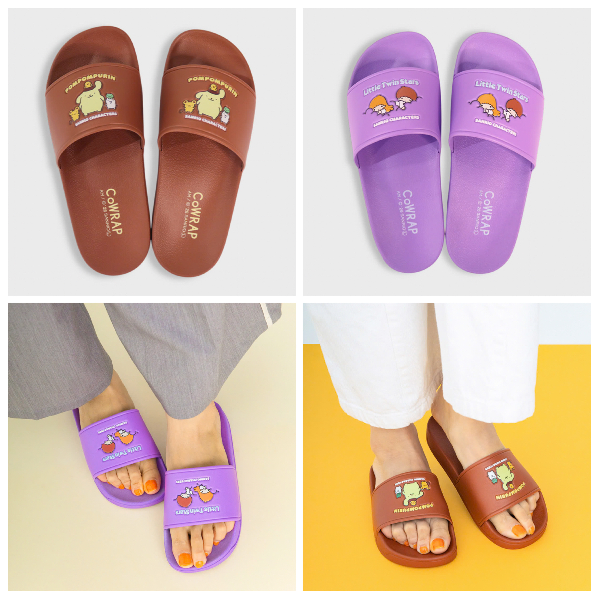 日本預訂📍日本Sanrio可愛圖案夏日拖鞋 1/4日本開售