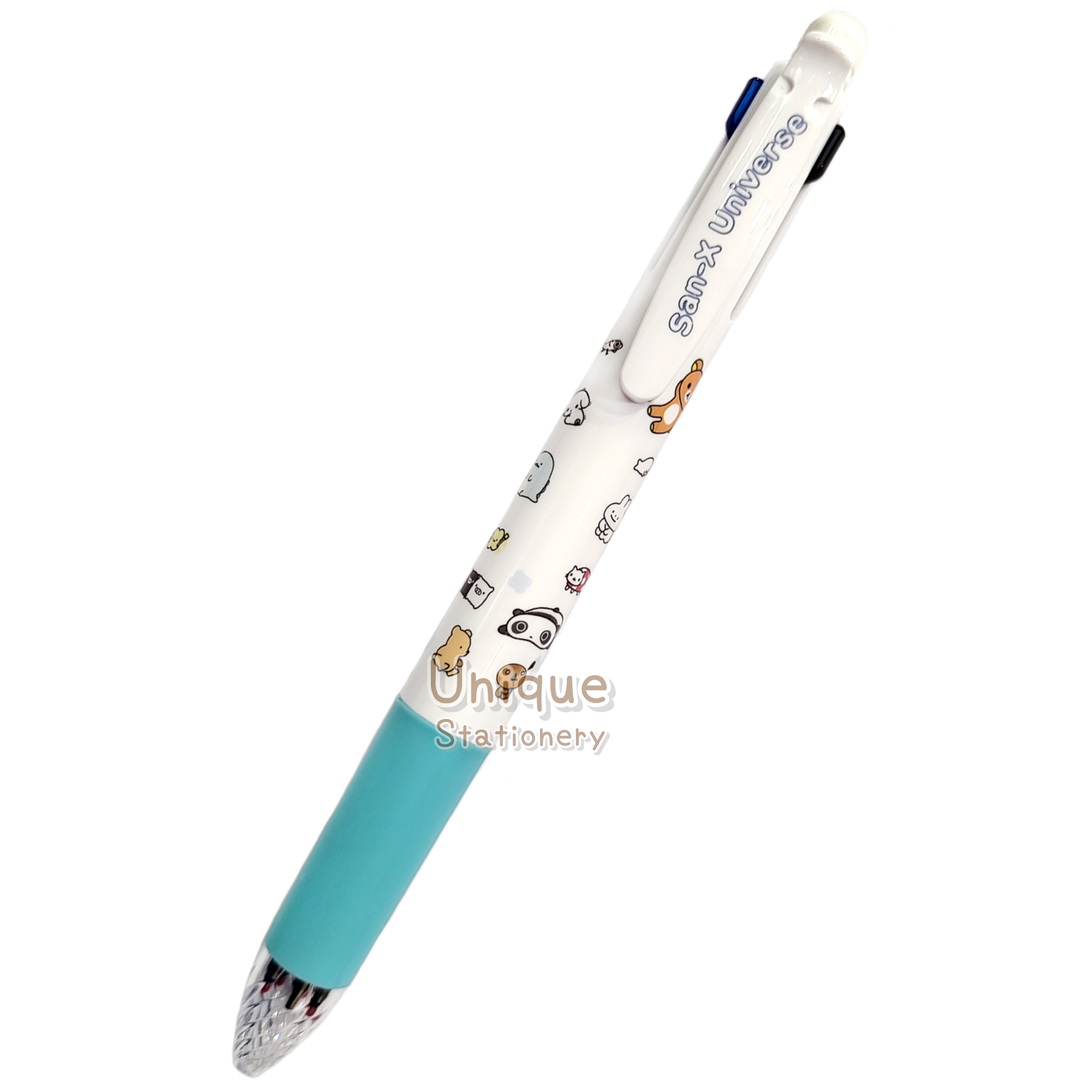 現貨｜San-X 家族 鬆弛熊 角落生物 鯨鯊先生 日本製 Zebra SARASA multi 4+1 多功能5用筆 4色啫喱筆+鉛芯筆 (PR16101)