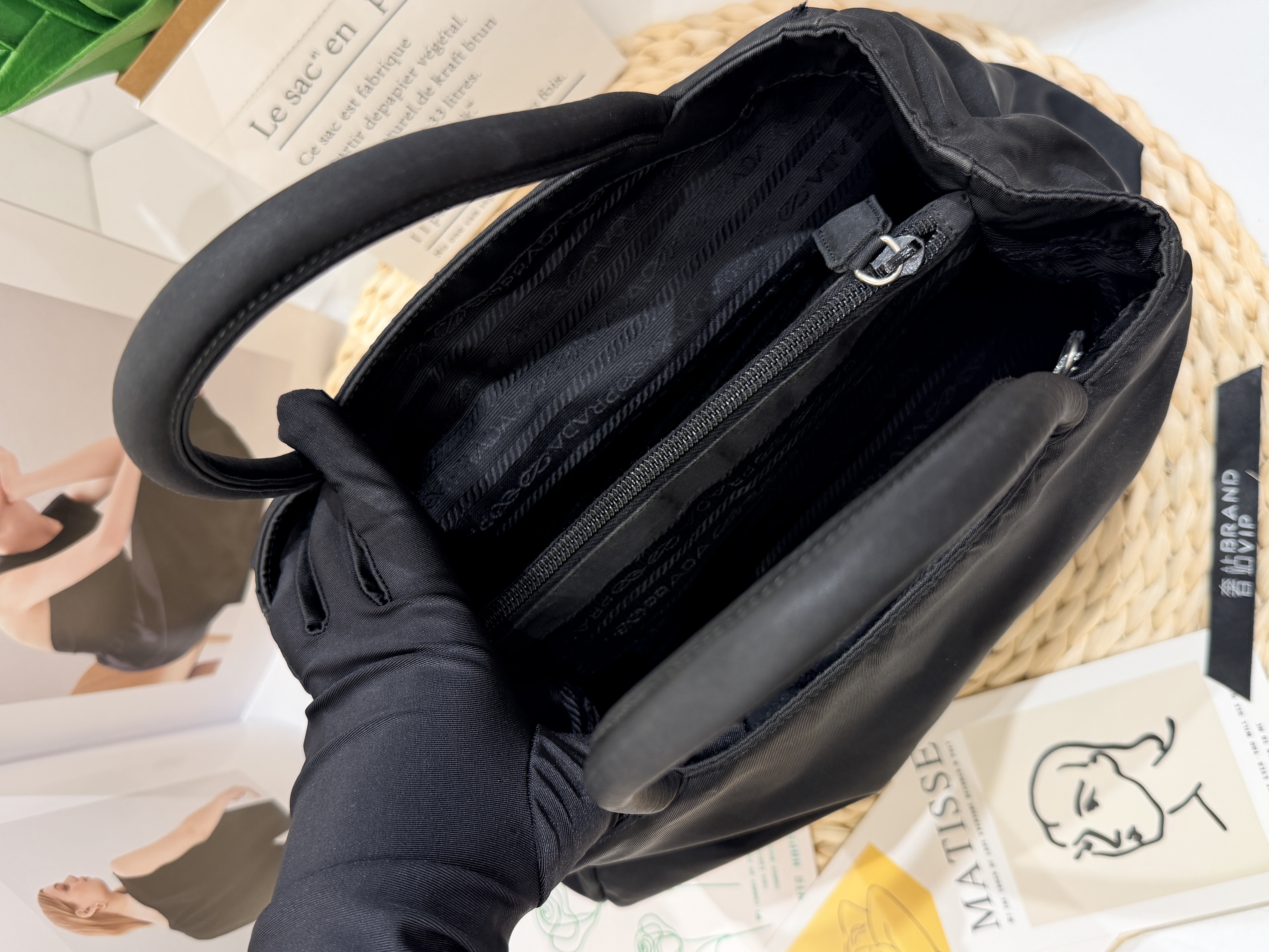 Prada Nylon Tote Bag