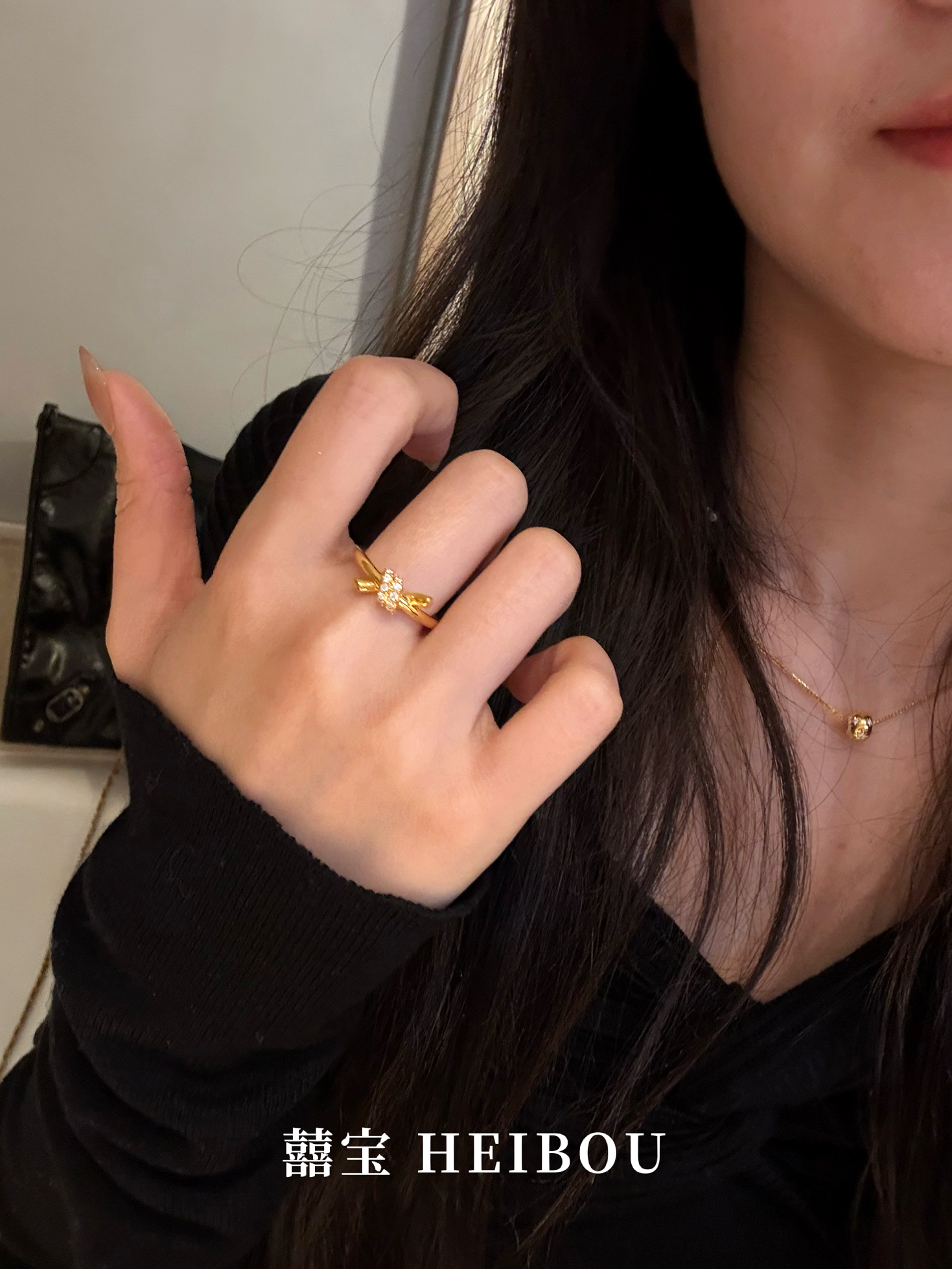 【6D镶嵌】绳结戒指