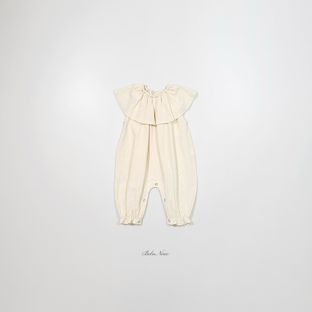 ☀️預訂 韓國直送☀️🇰🇷Bebenine兩色大荷葉領背心連身服