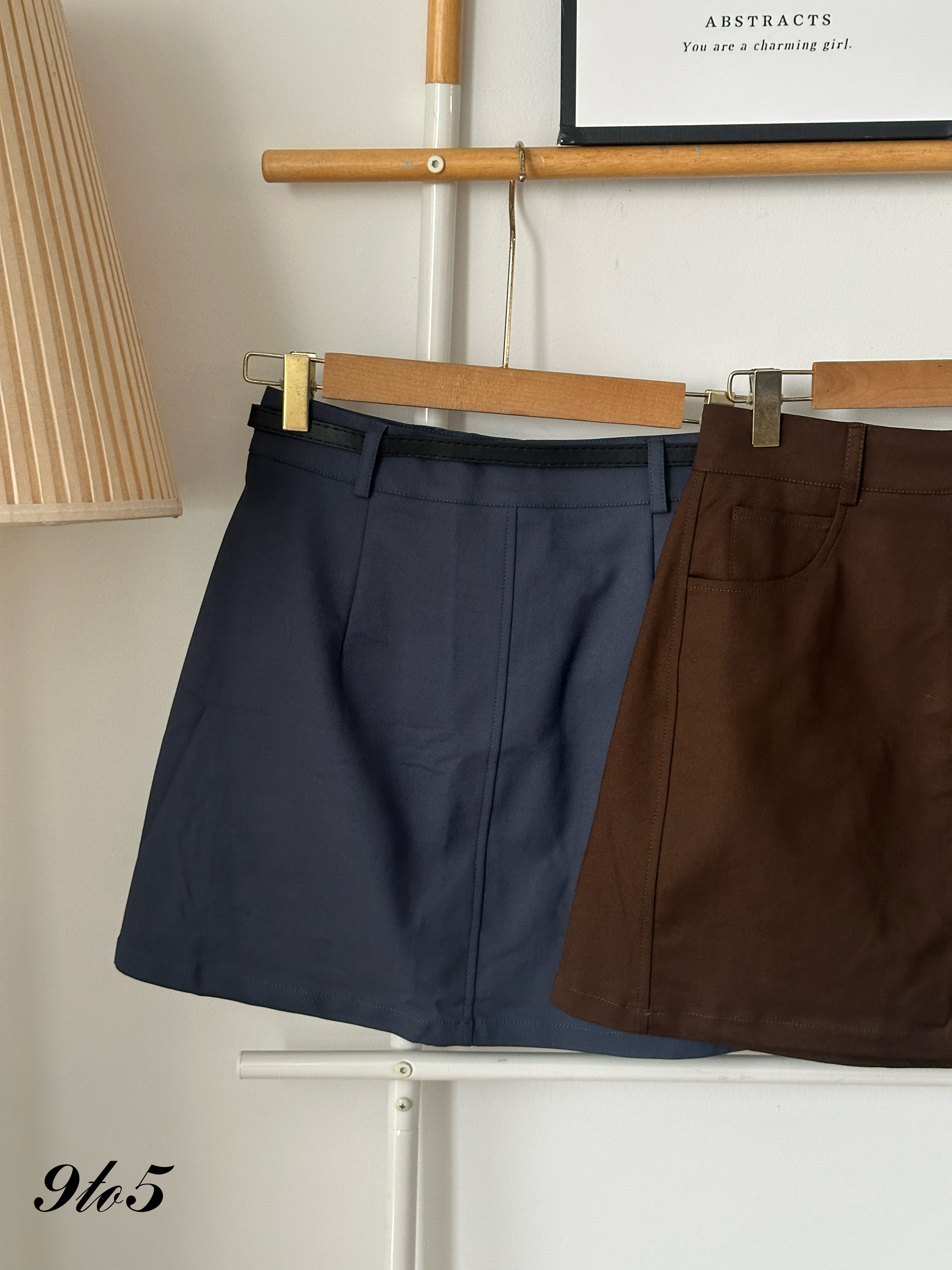 S1838 A Line Short Skirt - 3 Colors 