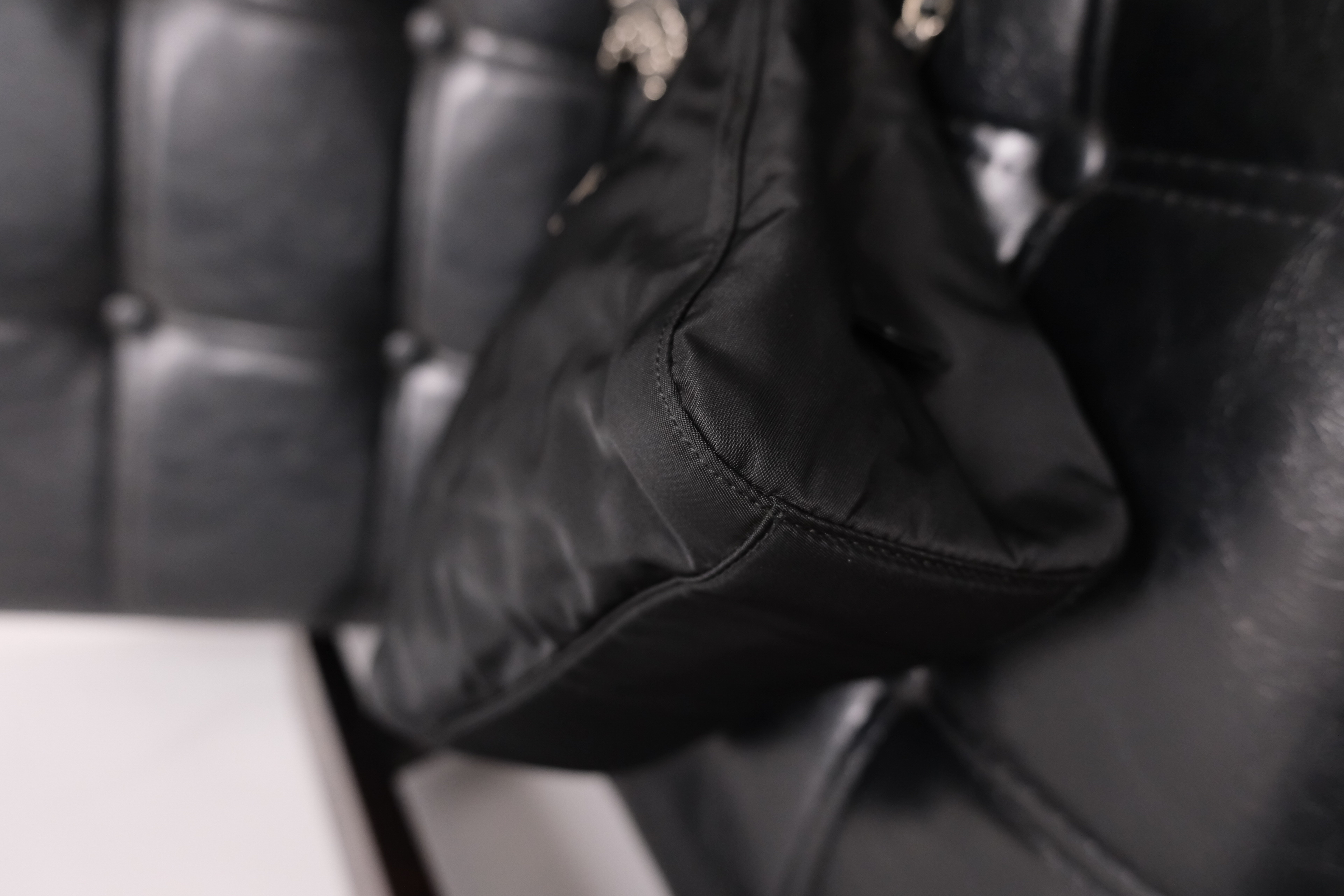 Prada Nylon Vintage Chain Bag 25