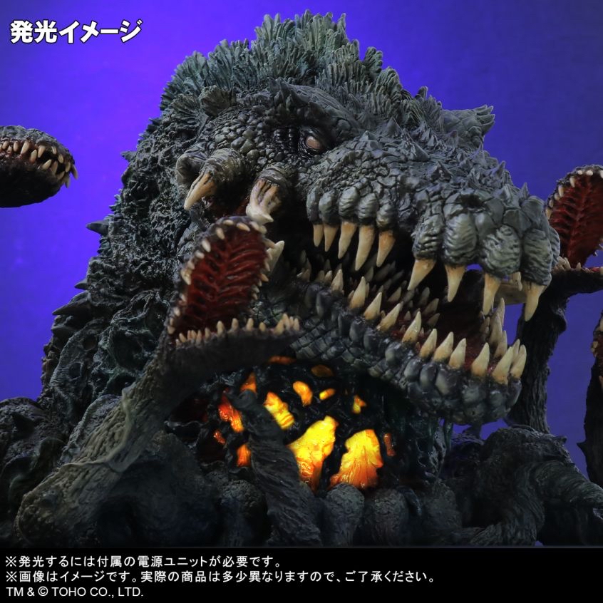 日版 《少年RIC限定》哥斯拉 X-Plus DefoReal 「碧奧蘭蒂」 Biollante Xplus DefoReal Godzilla figure（發光ver.）