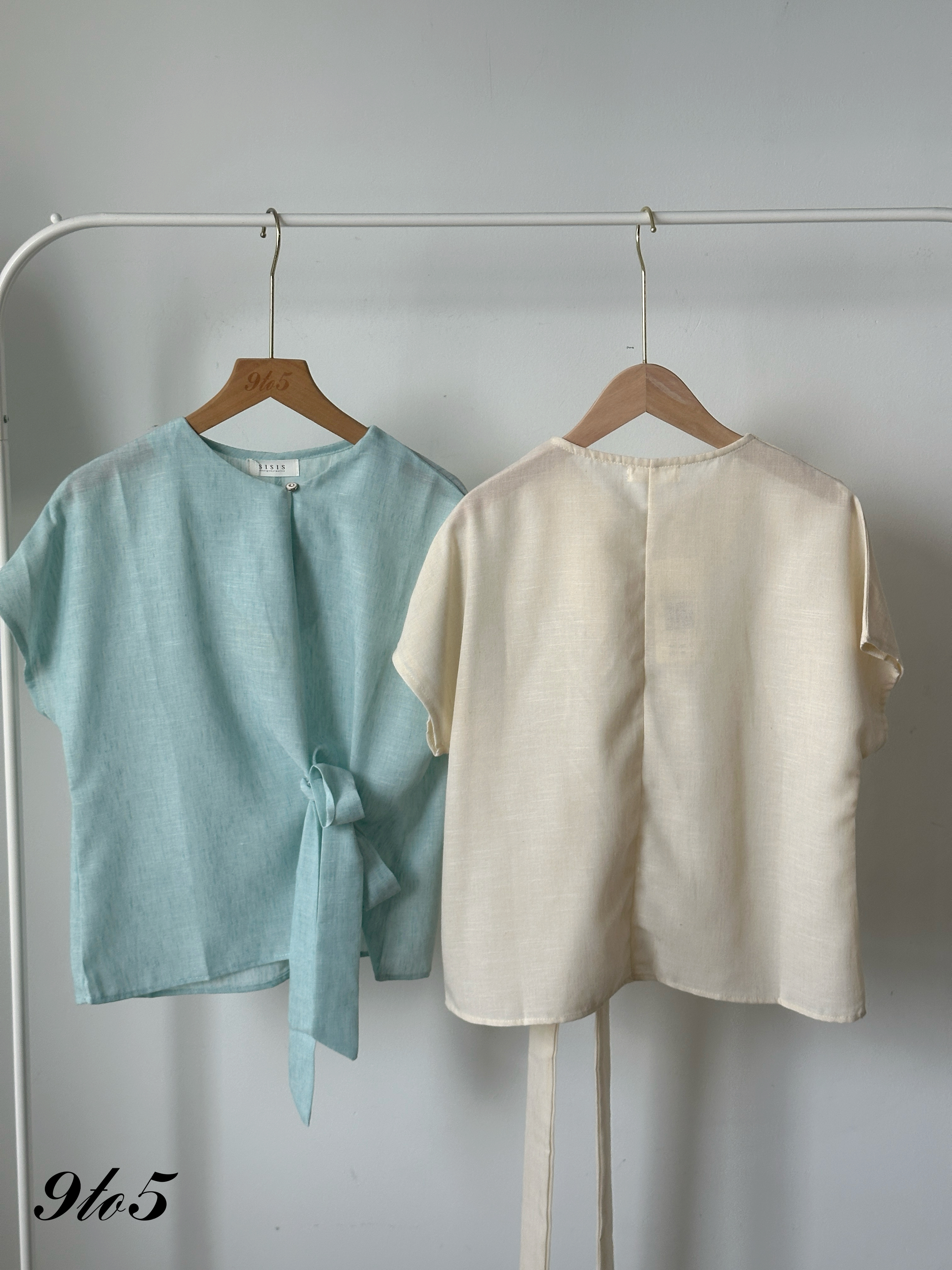 T4211 Tie Waist Top - 4 Colors