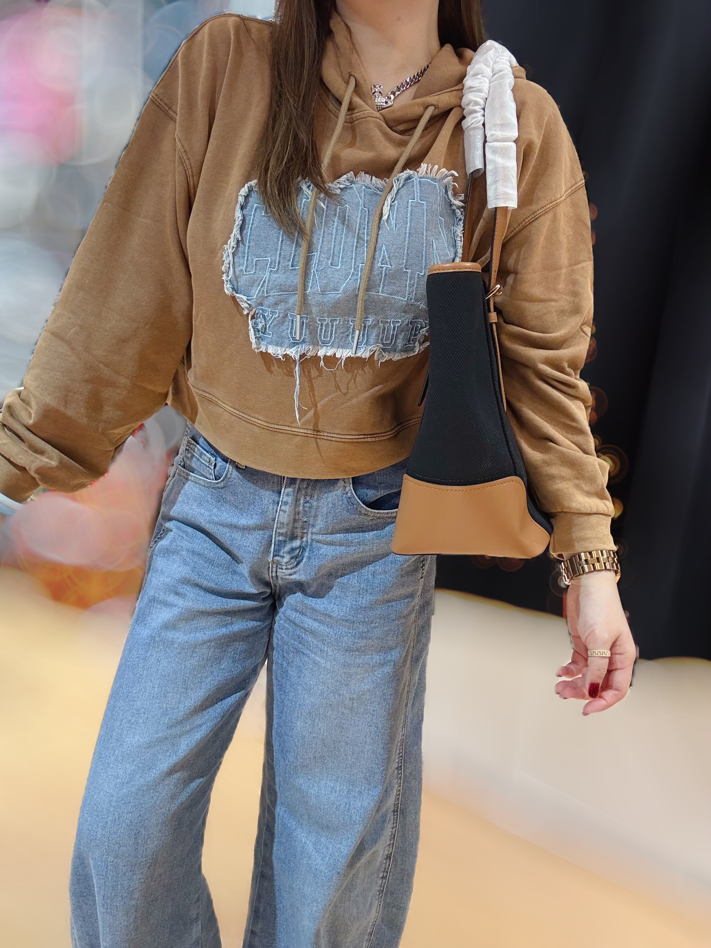 Michael kors Aria zip tote blk