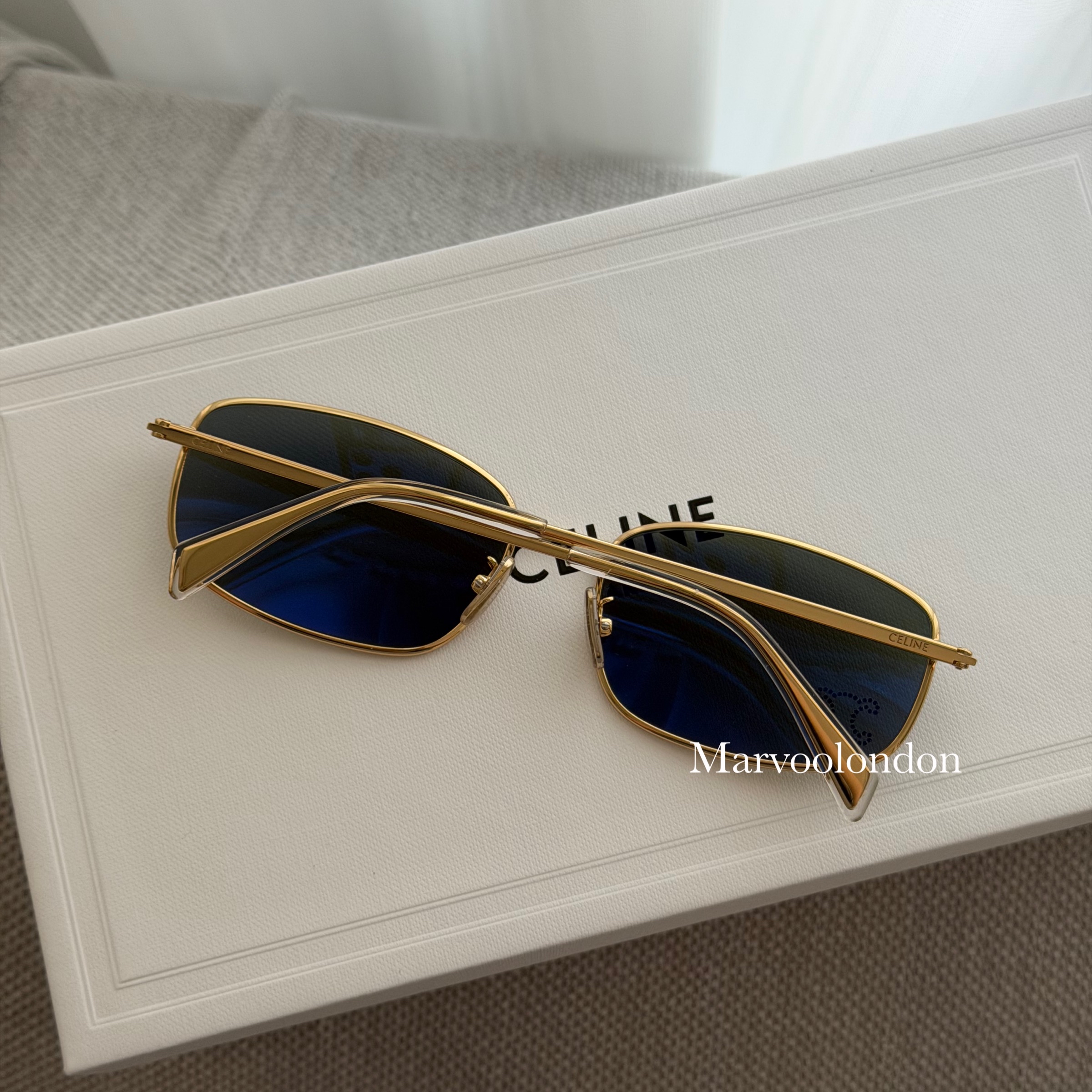 折扣✨訂貨📮Celine 閃石logo 金框太陽眼鏡可以影 OOTD ~ ✨