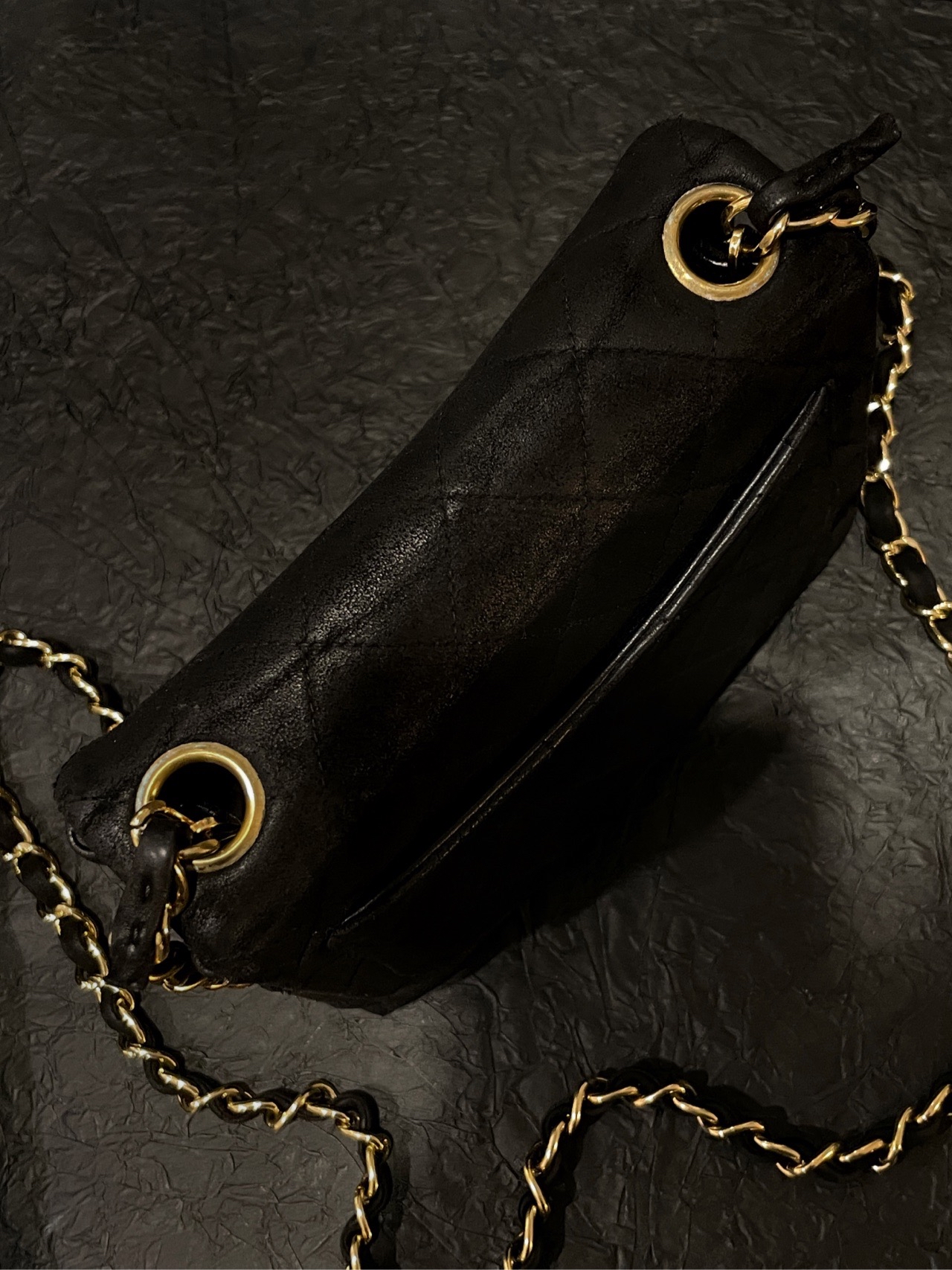 【預訂貨品】Chanel 中古絨面方胖子 