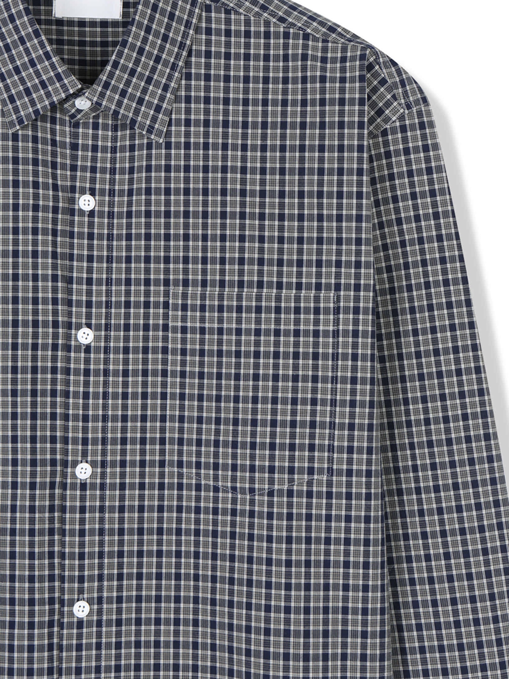 Oversized Plaid Cotton Shirt(Unisex)