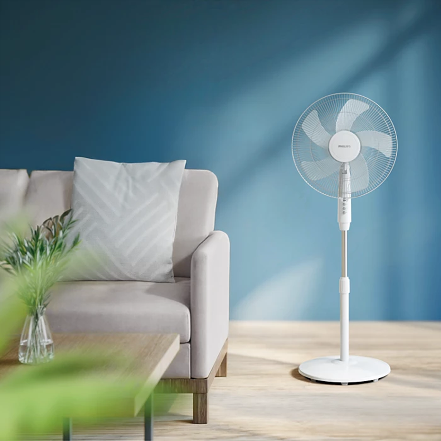Philips 600 Series Pedestal Stand Fan White (ACP620/00)