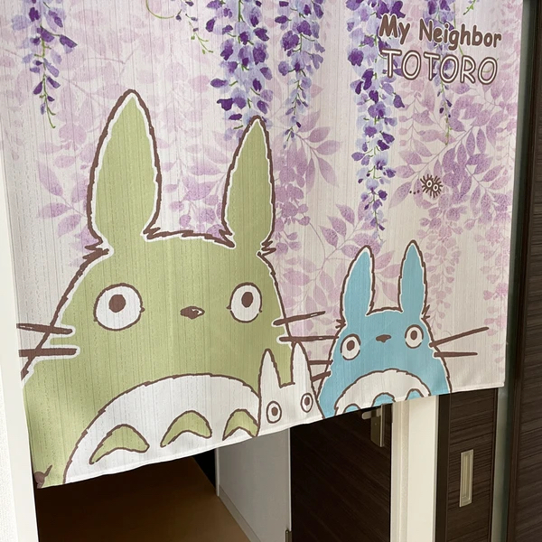 日本進口 龍貓“紫藤花” 門簾