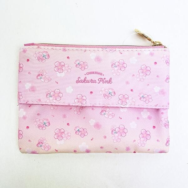 日本限定 Chiikawa 櫻花多功能紙巾袋 Tissue Pouch Sakura Pink
