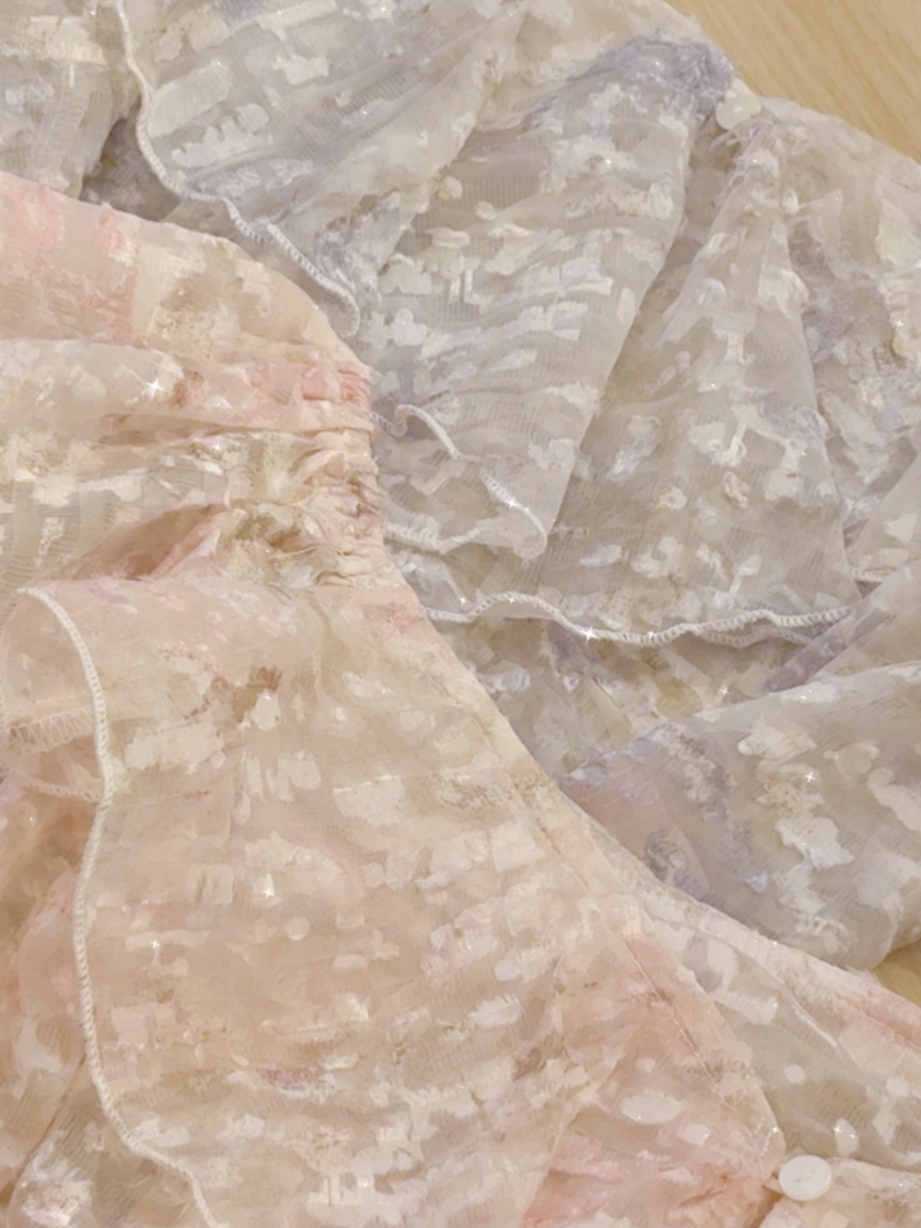 #HANNA-made# The Ethereal Ruffle Blouse