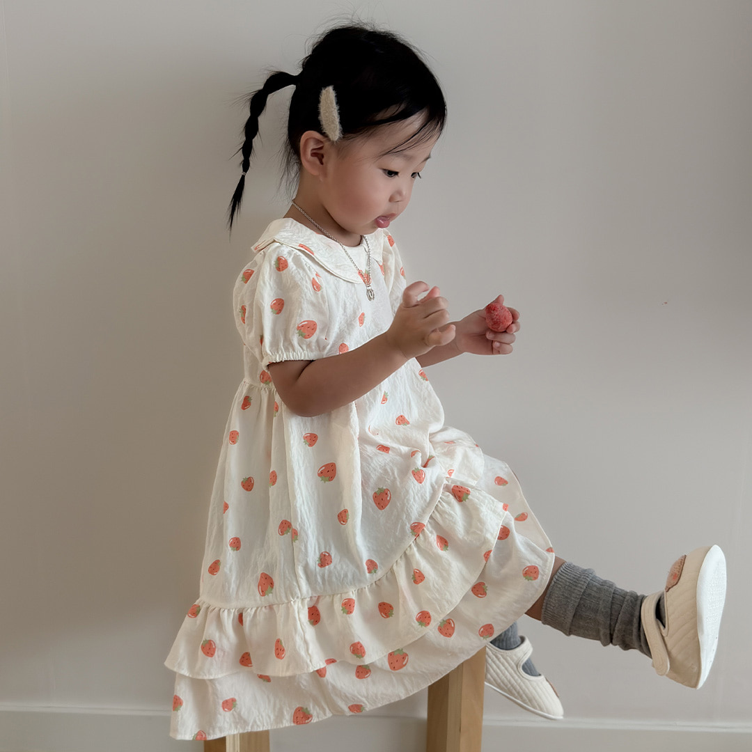26S/S🌸DTD草莓奶油系列-飄飄連身裙
