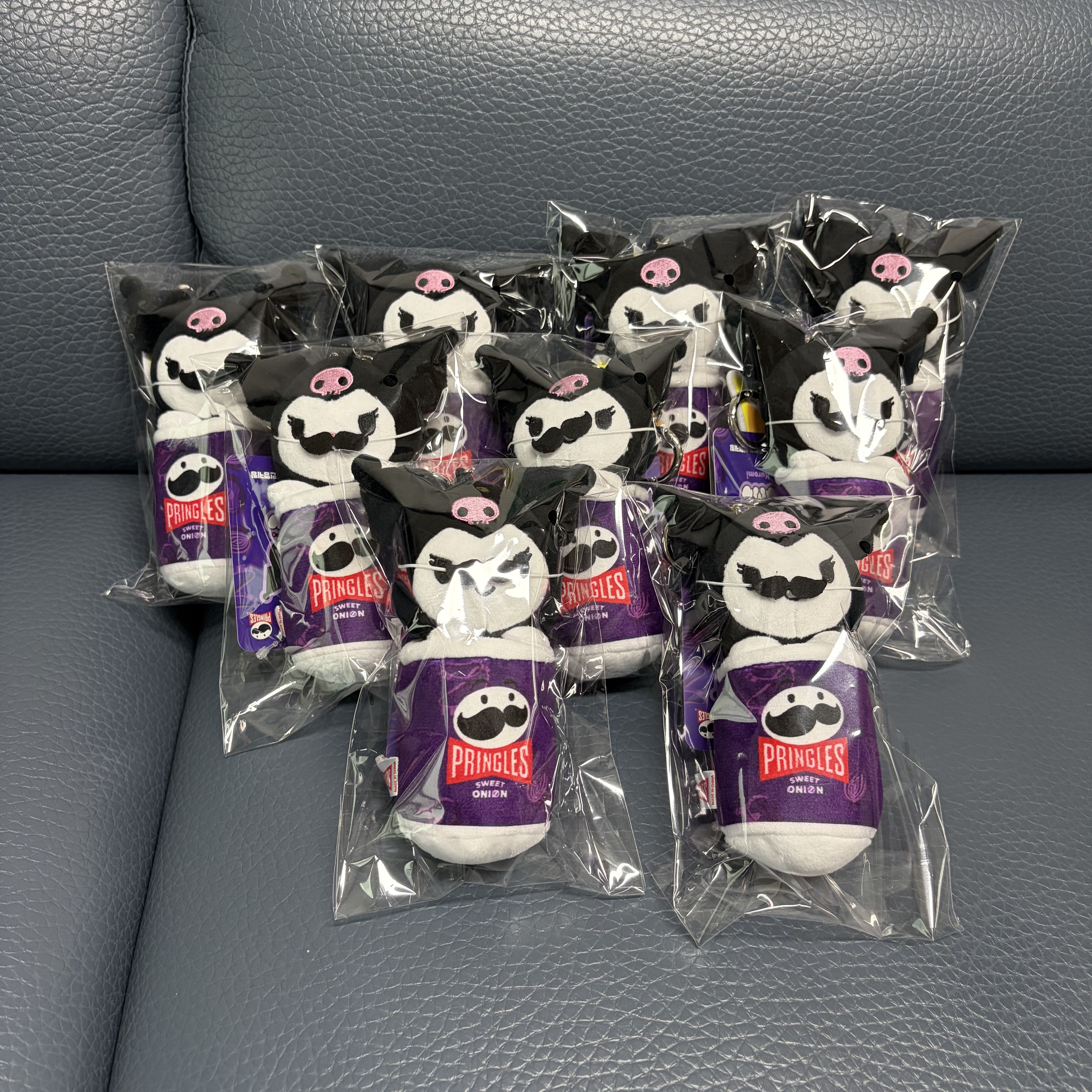 [韓國現貨][Sanrio x PRINGLES] 限量版 Kuromi 公仔匙扣