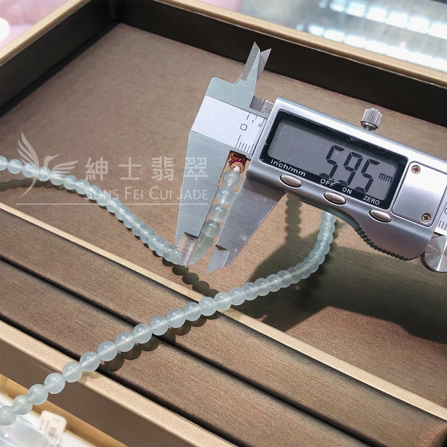 冰種翡翠頸串6mm