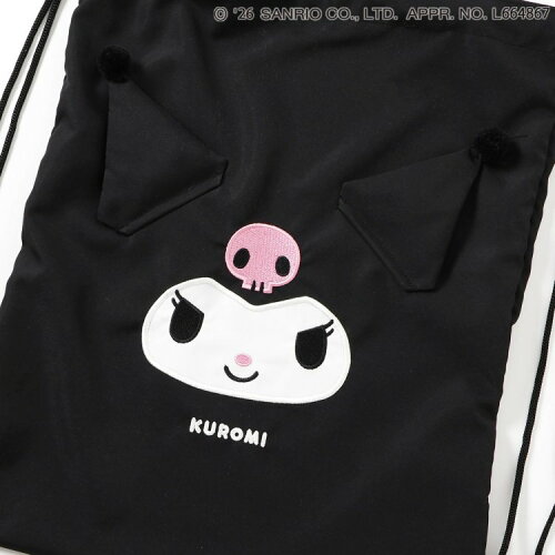 🆕【⭐訂購⭐】🇯🇵日本直送 #Sanrio  立體耳朵 Big Face 刺繡 索繩背包［3款選］🌀 [ELDD-0274][260530]