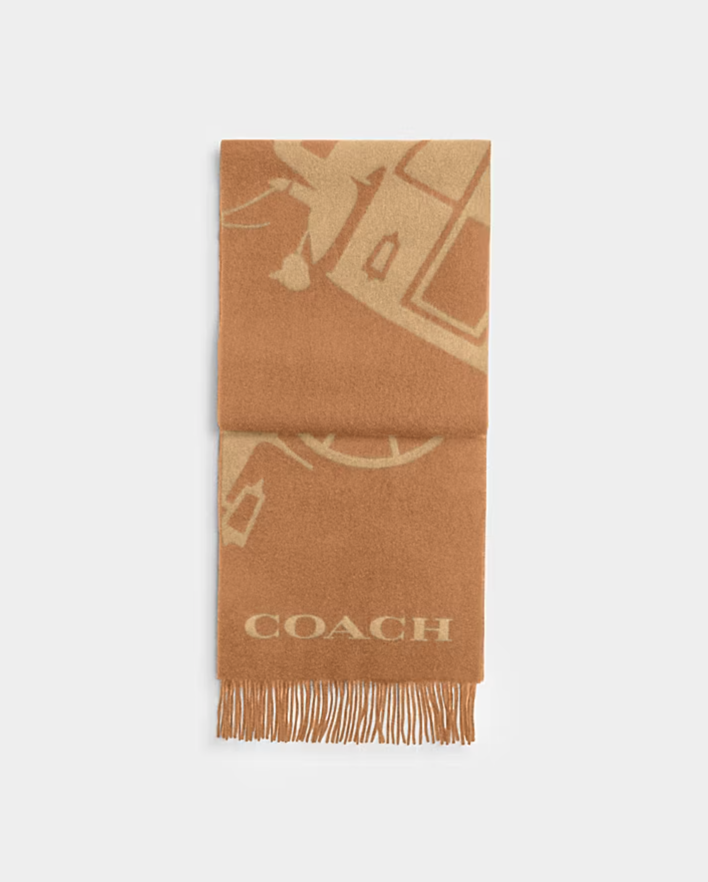 COACH Horse And Carriage Cashmere Muffler