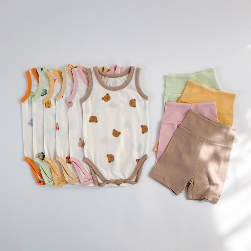 韓國夏季背心包屁衣(M)