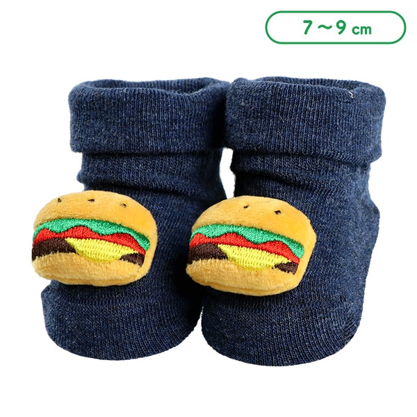 🇯🇵預訂 日本直送🇯🇵漢堡包新生兒立體公仔襪子