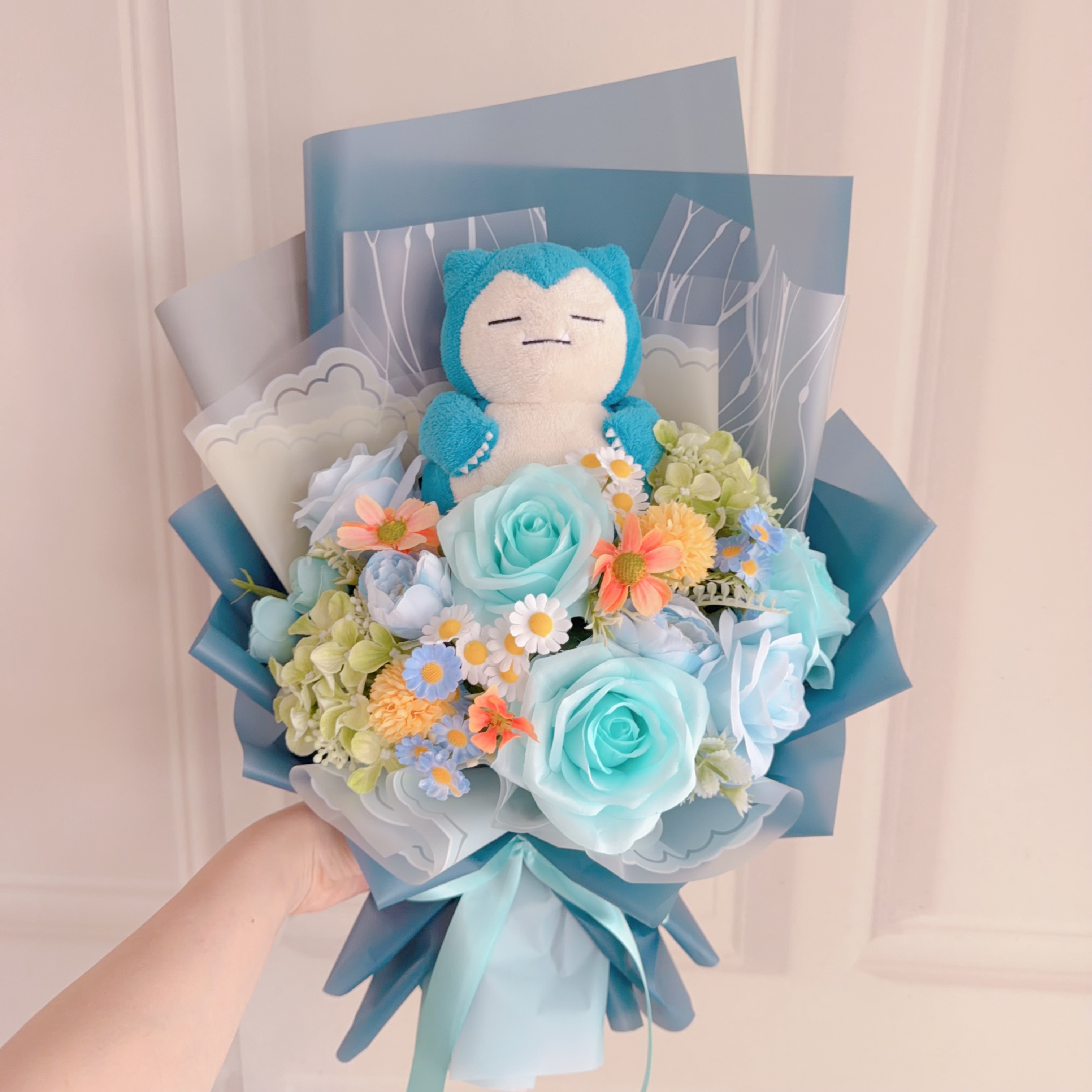 (現貨)卡比獸公仔花