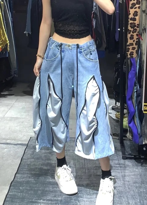 Vintage jeans Remake 7分褲 #0309