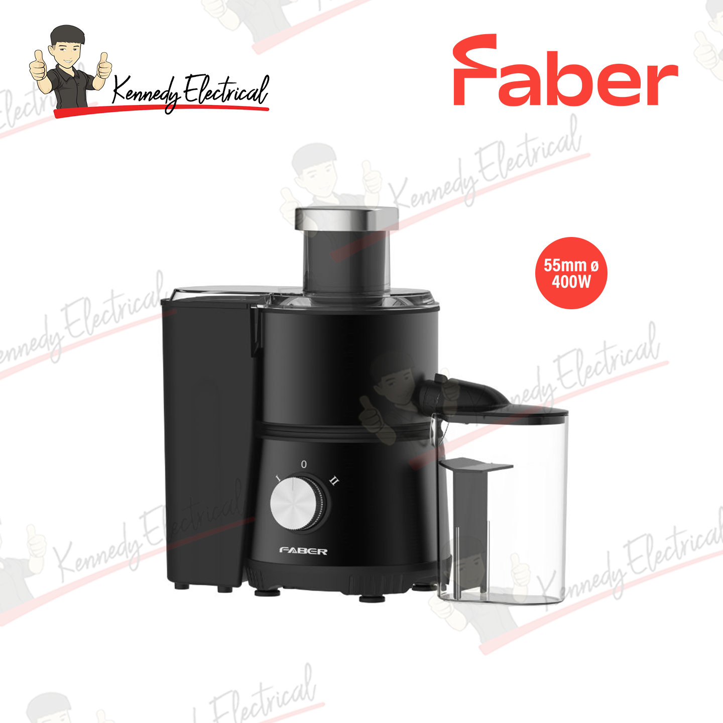 Faber 400W Retro Juice Extractor FJE 9450