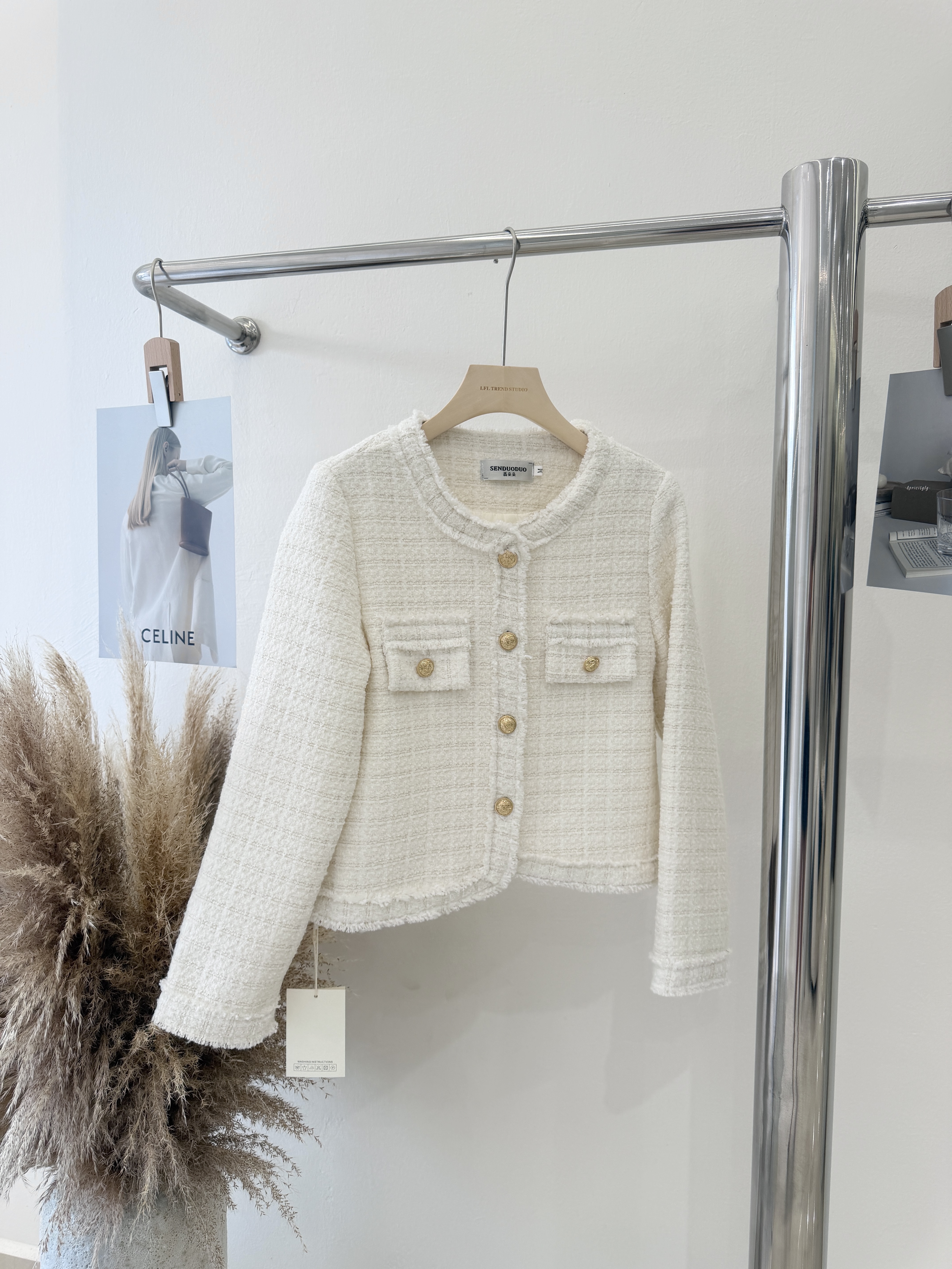 6755 爆款名媛小香风外套