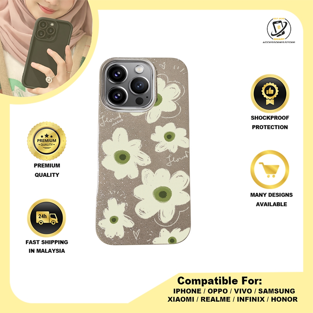 BLING CASE PHONE FOR IPHONE - DESIGN FLOWER J