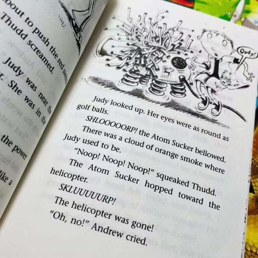 美國小學推薦Andrew Lost 微觀世界18冊英文青少年科學科普小百科送音頻全套